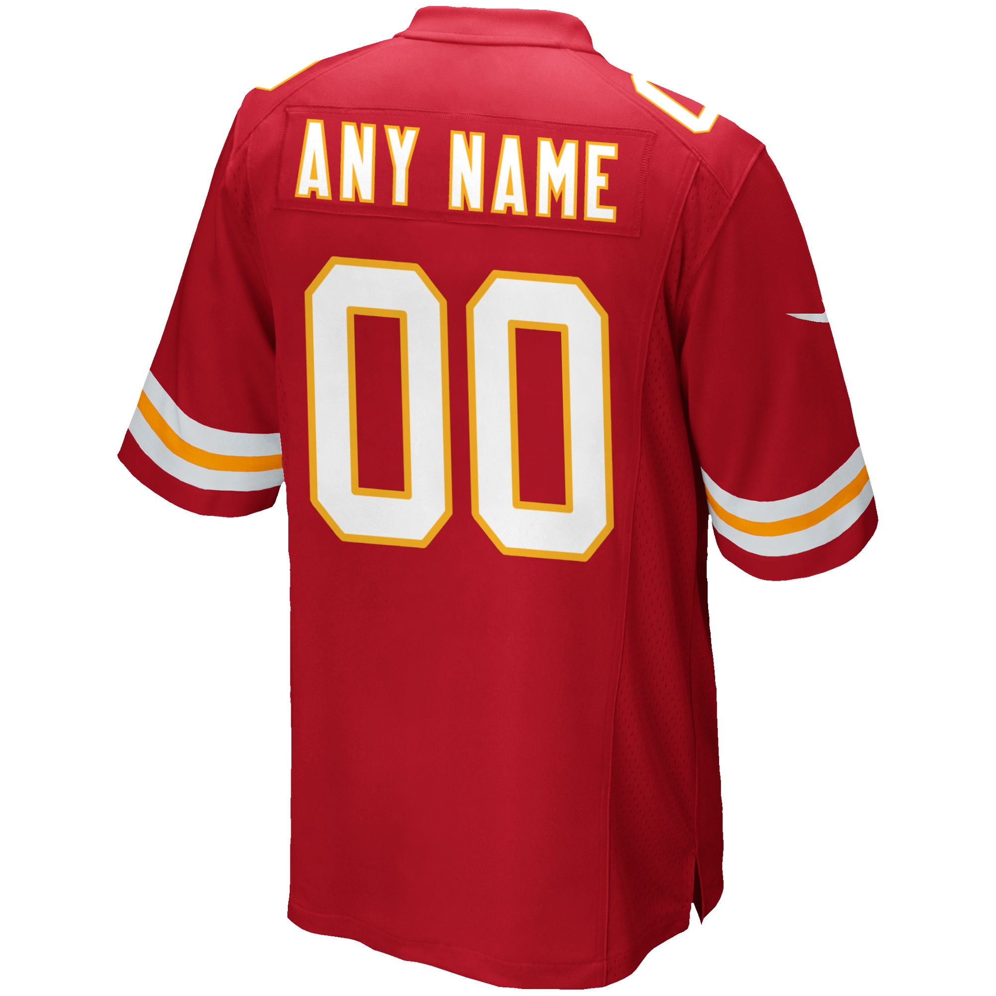 Kansas City Chiefs Nike Custom Game Jersey - Red - vstockx