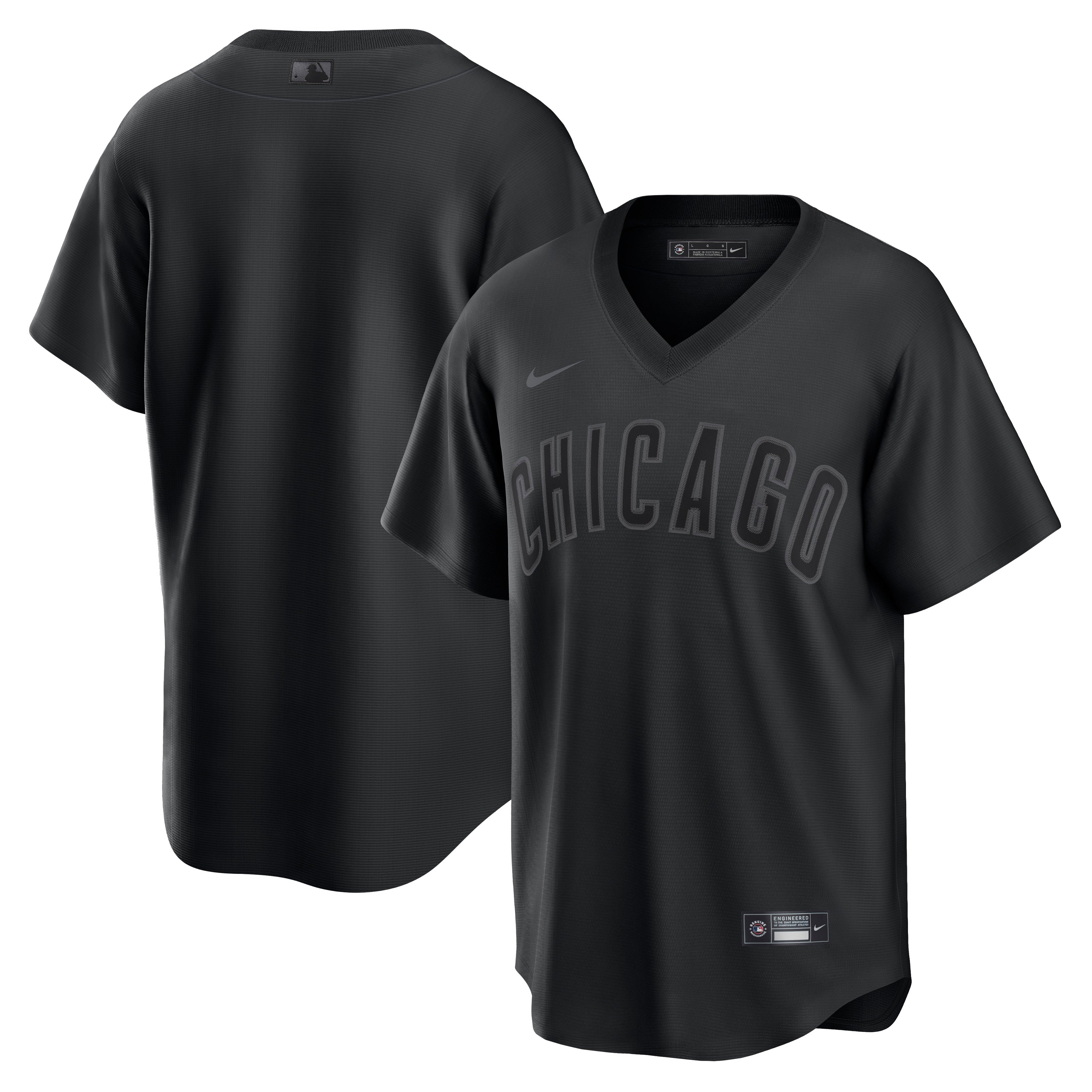 Chicago Cubs Nike Pitch Black Jersey - vstockx
