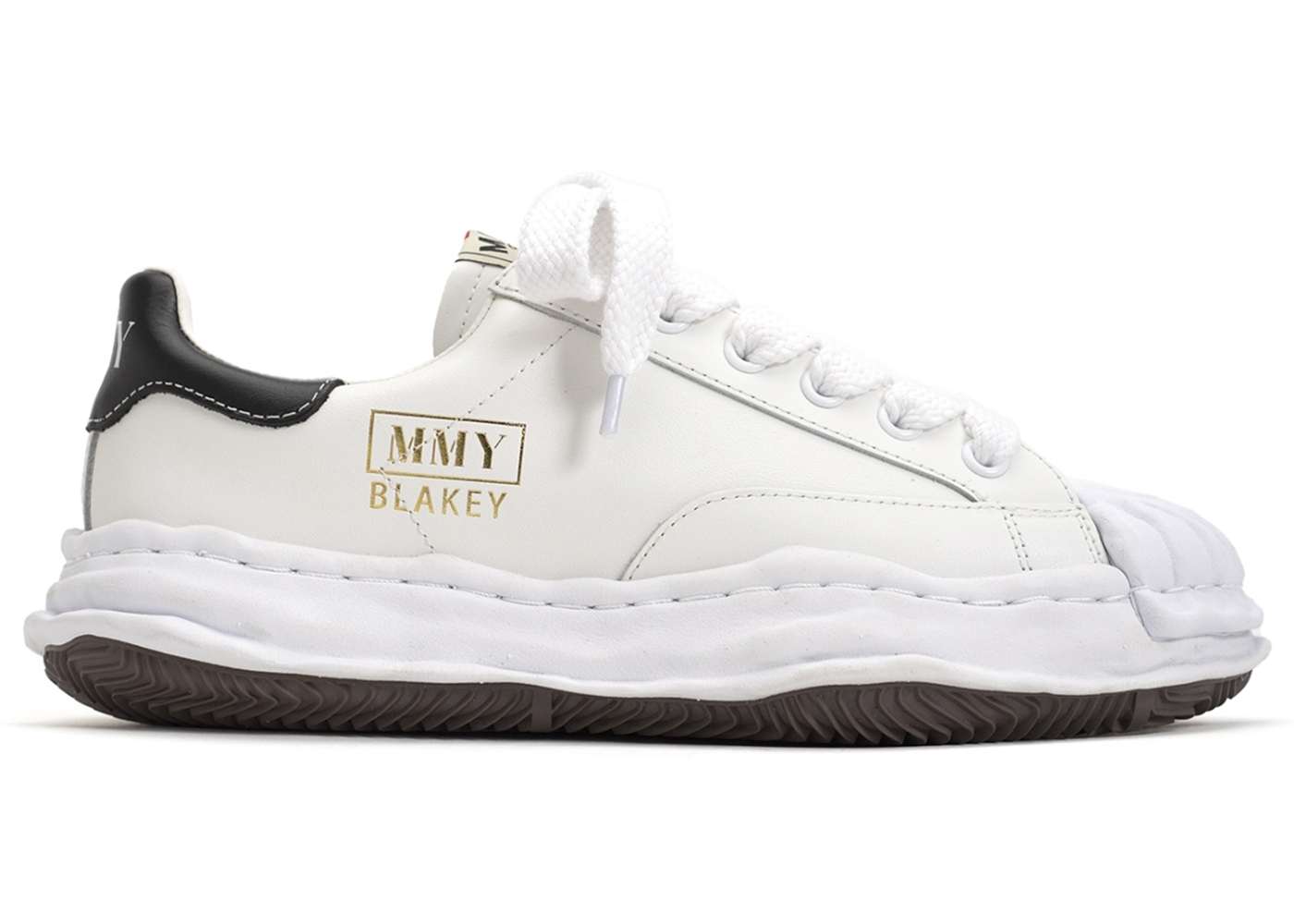 Maison Mihara Yasuhiro Blakey OG Sole Leather Low White - vstockx
