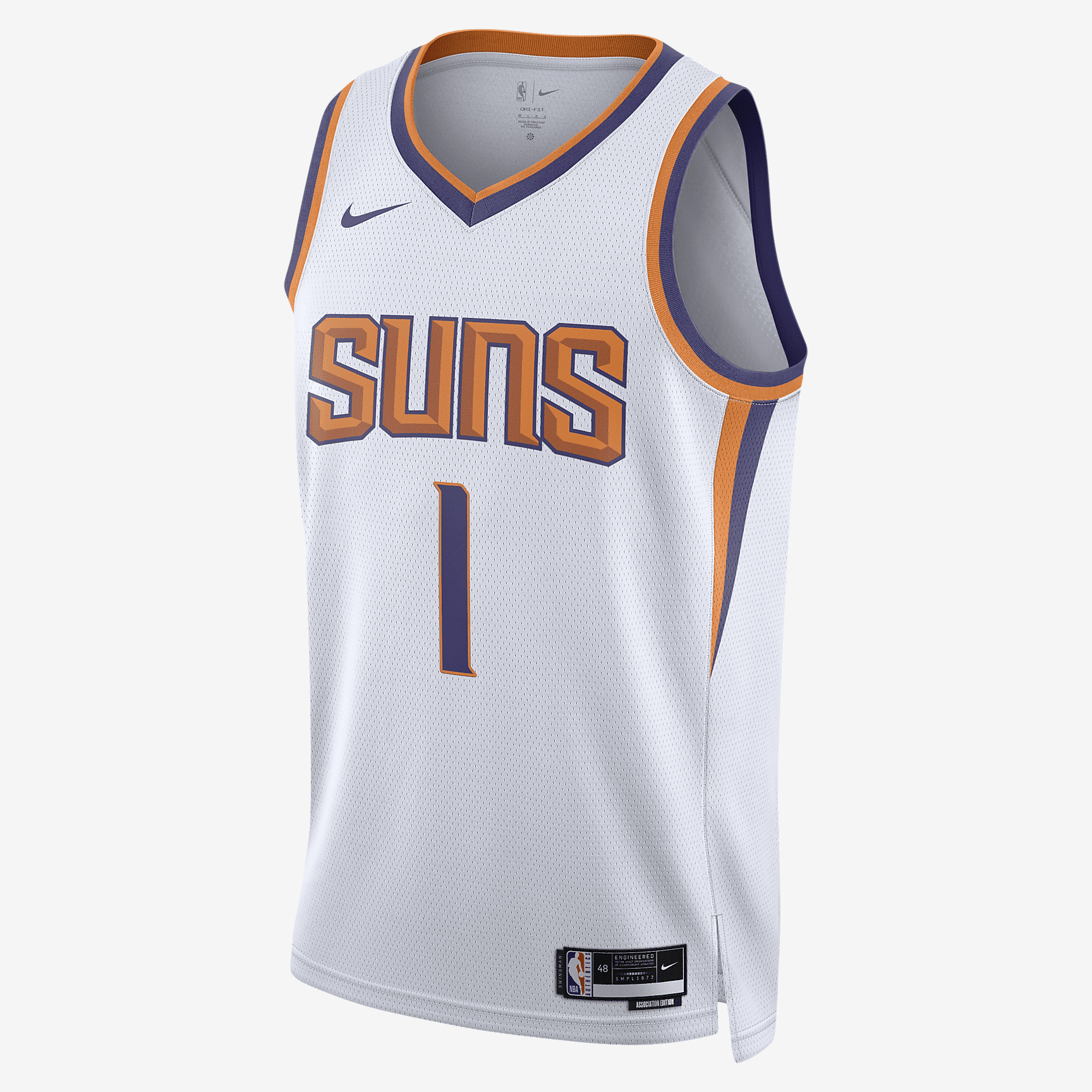 Phoenix Suns Association Edition 2022/23 Nike Dri-FIT NBA Swingman Jersey - White - vstockx