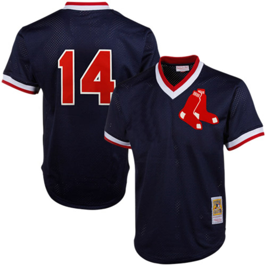 Men's Jim Rice Boston Red Sox 1989 Authentic Batting Practice Jersey By Mitchell And Ness - vstockx