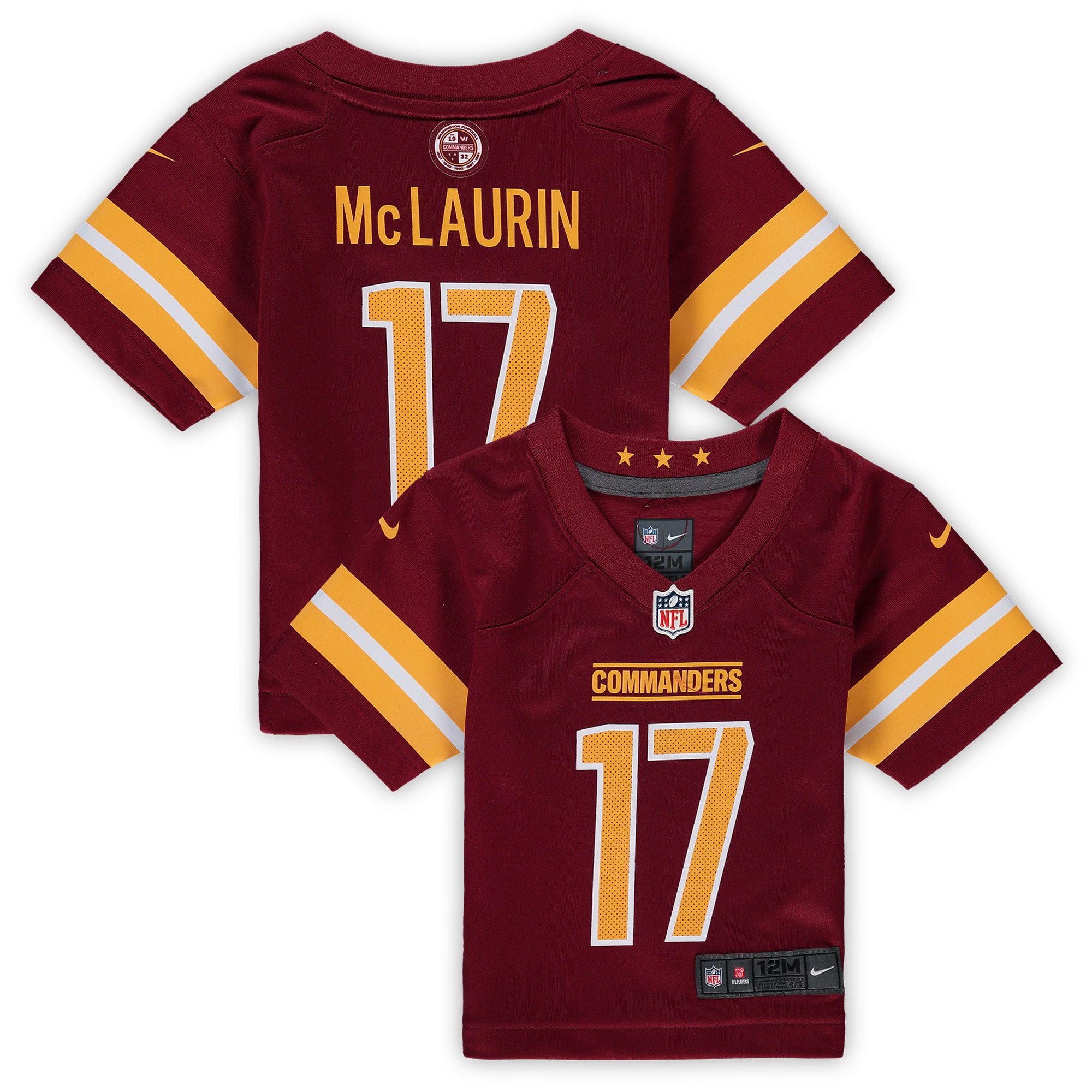 Terry McLaurin Washington Commanders Nike Infant Player Game Jersey - Burgundy - vstockx