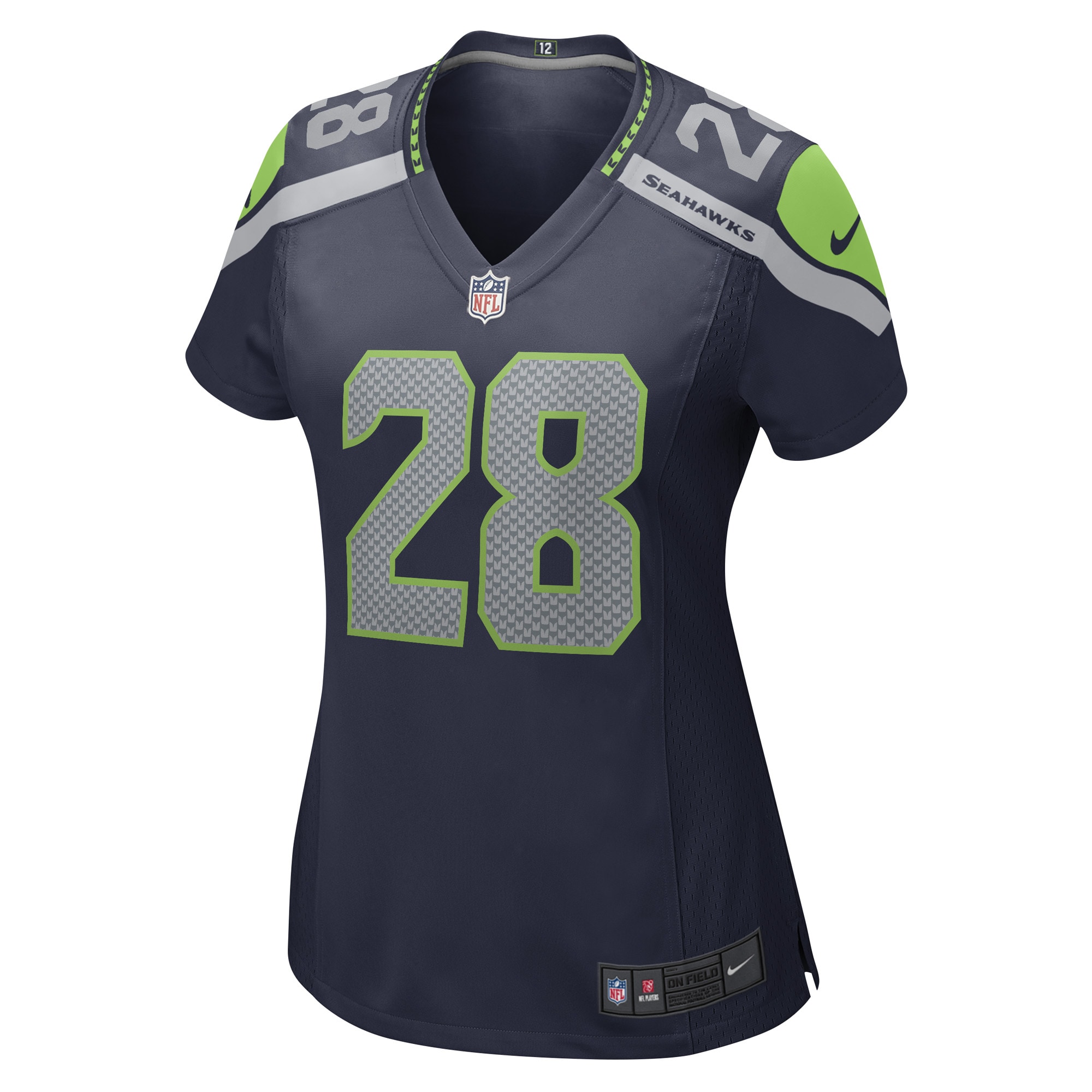 Justin Coleman Seattle Seahawks Nike Women's Game Player Jersey - College Navy - vstockx
