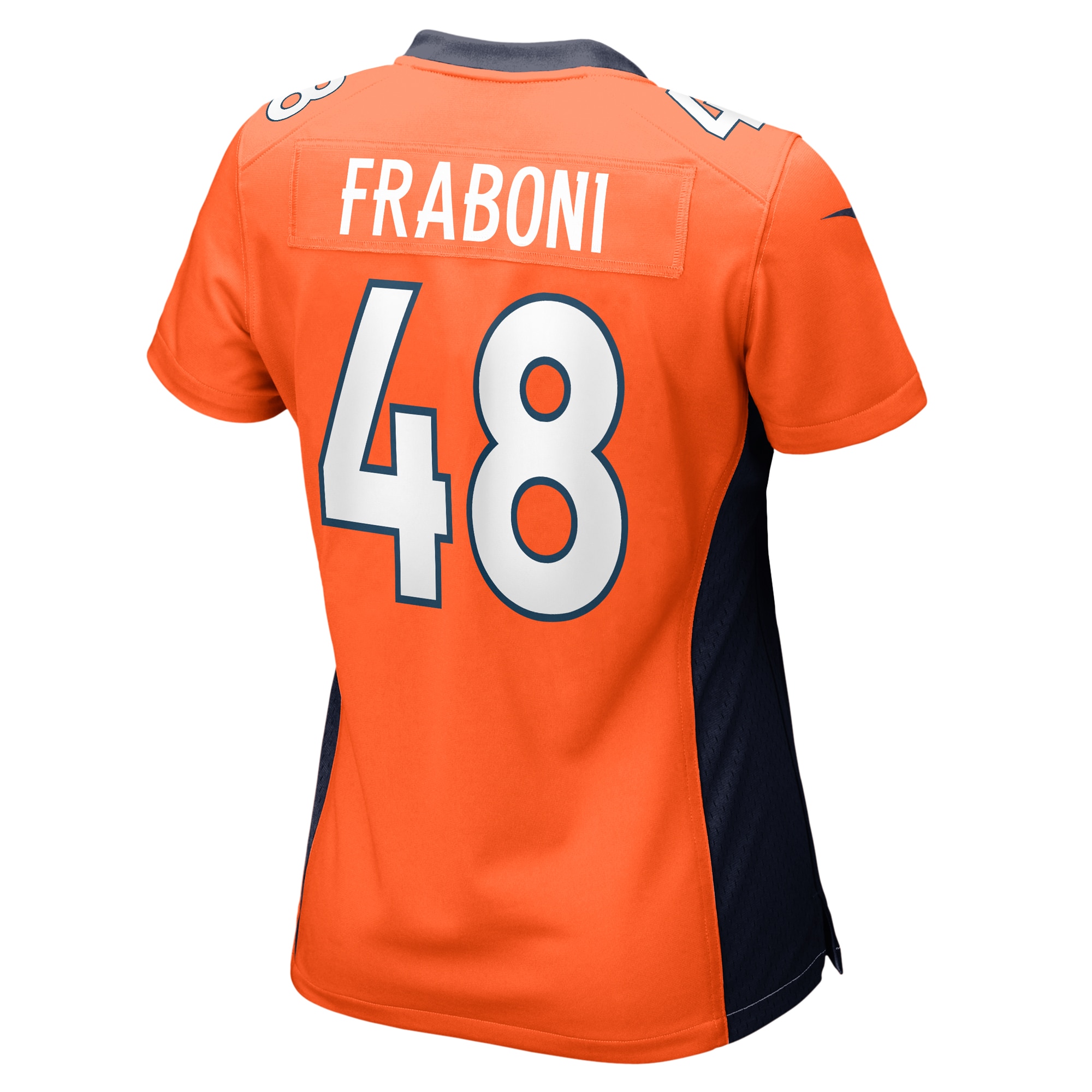Mitchell Fraboni Denver Broncos Nike Women's Team Game Jersey - Orange - vstockx