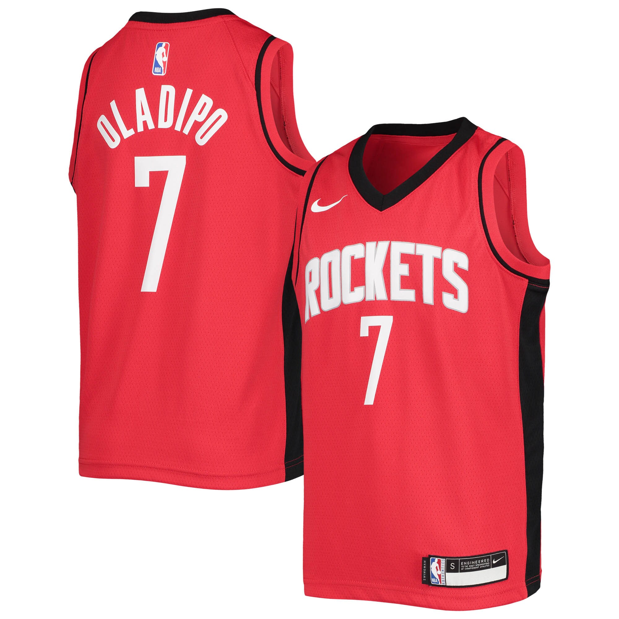 Victor Oladipo Houston Rockets Nike Youth 2020/21 Swingman Jersey - Red - Icon Edition - vstockx