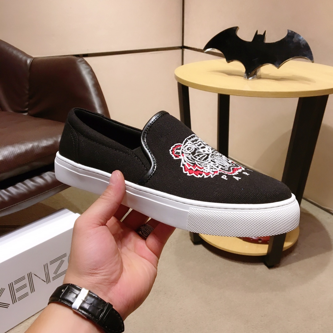 Kenzo K-SKATE Tiger canvas slip-on sneakers 21 - vstockx