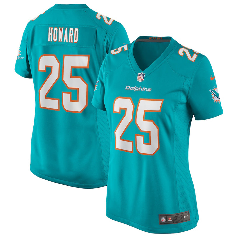 Women's Miami Dolphins Xavien Howard Game Jersey - Aqua - vstockx