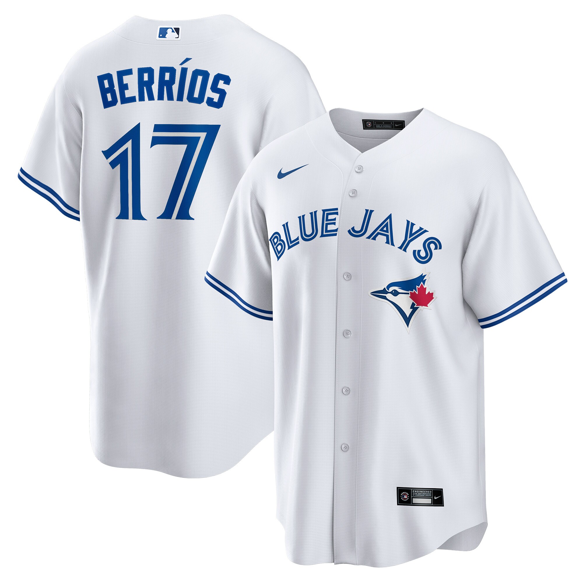 Jose Berrios Toronto Blue Jays Nike Home Replica Player Jersey - White - vstockx