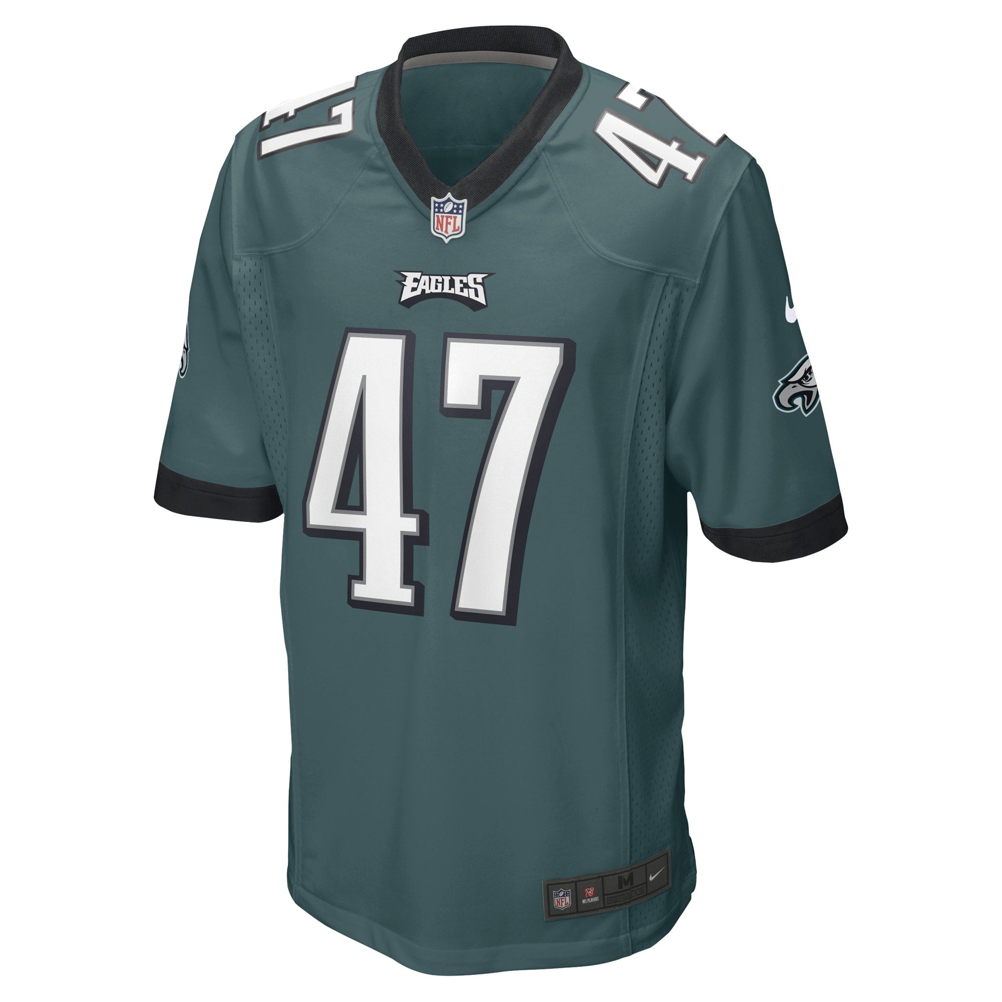 Men's Nike Dalton Keene Midnight Green Philadelphia Eagles Game Player Jersey - vstockx