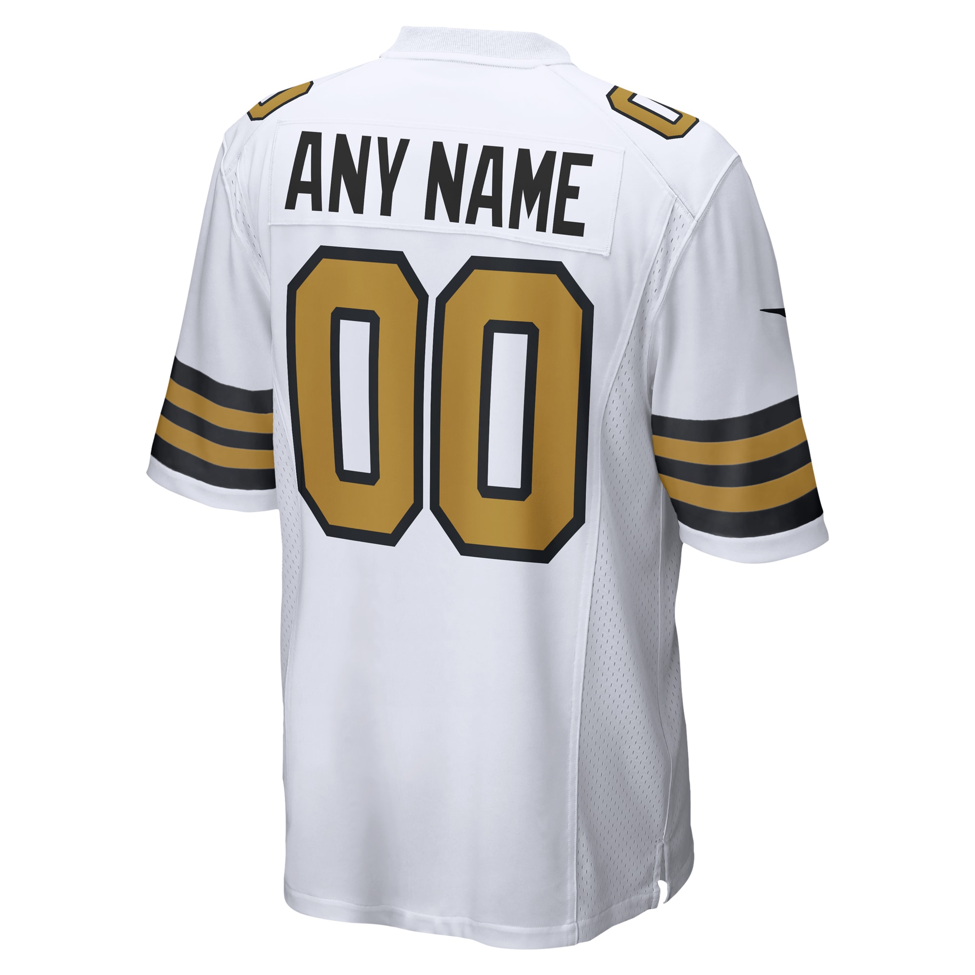 New Orleans Saints Nike Alternate Custom Game Jersey - White - vstockx