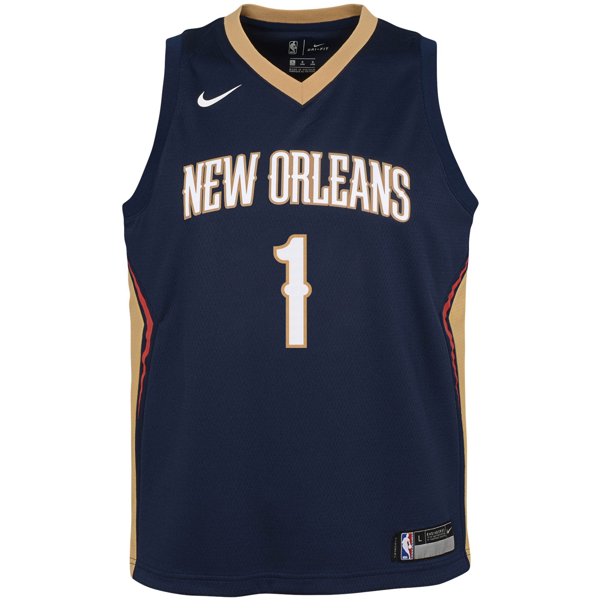 Zion Williamson New Orleans Pelicans Nike Youth Swingman Jersey - Icon Edition - Navy - vstockx