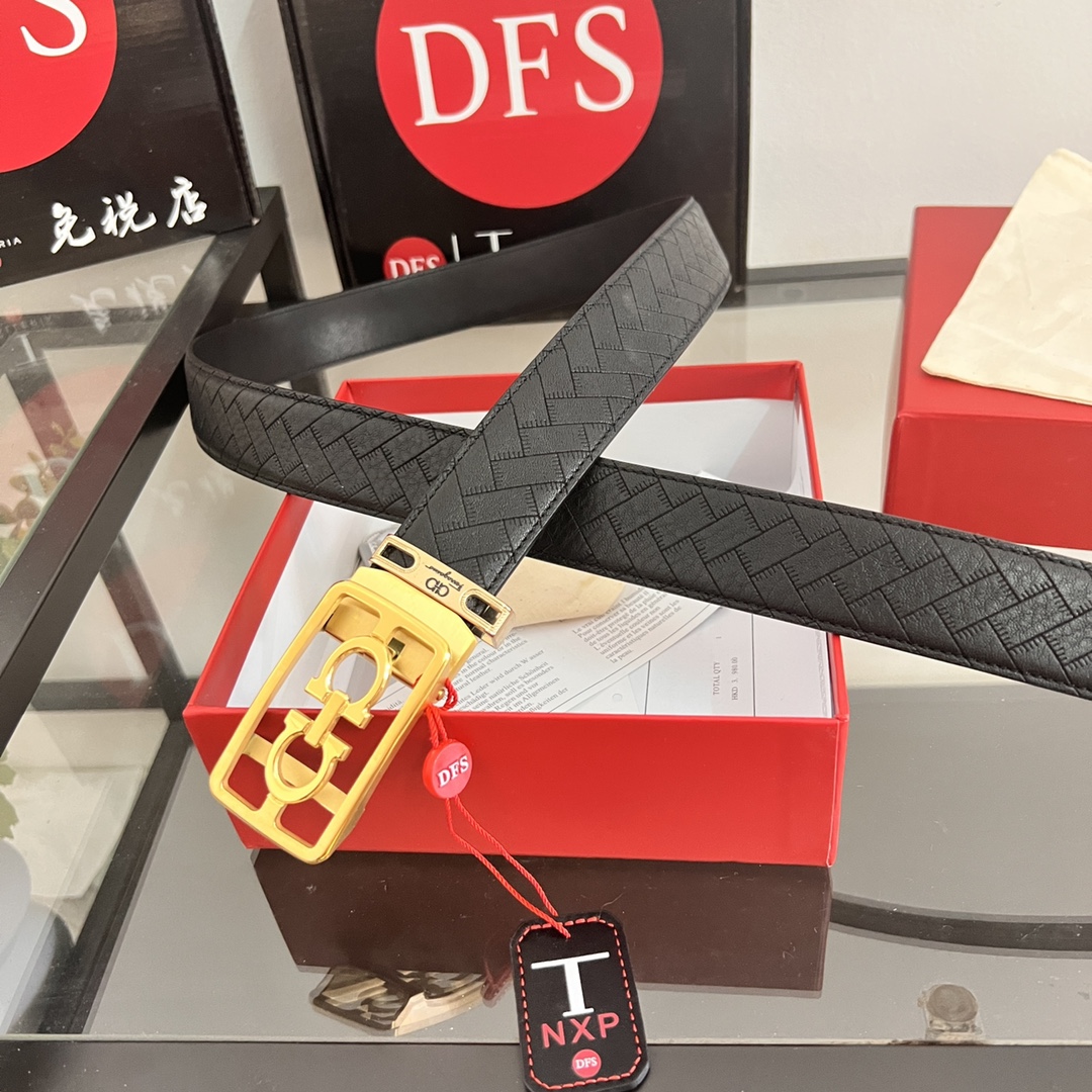 Streetwear Belt Ferragamo 320238 size:3.5cm - vstockx