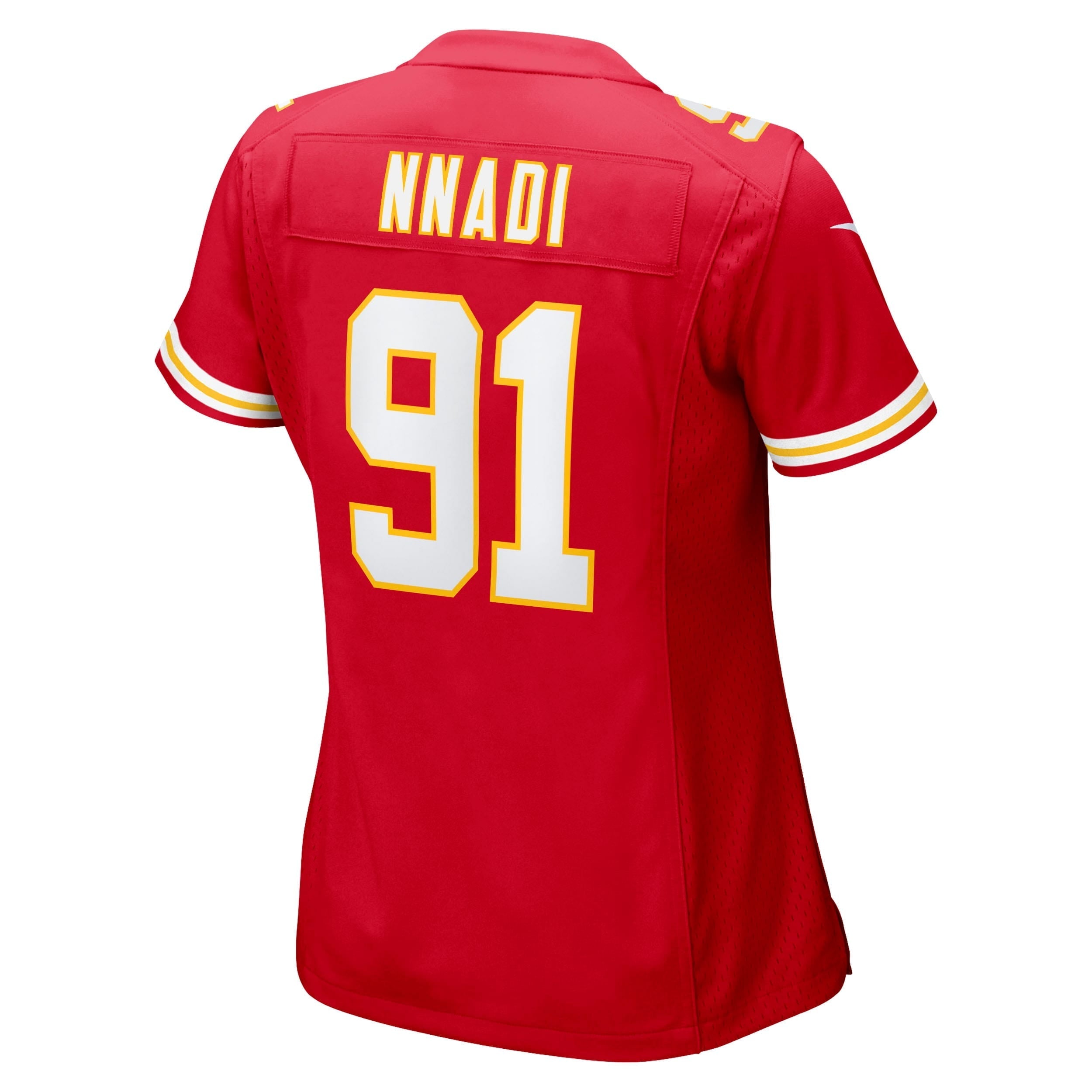 Women's Nike Derrick Nnadi Red Kansas City Chiefs Game Jersey - vstockx