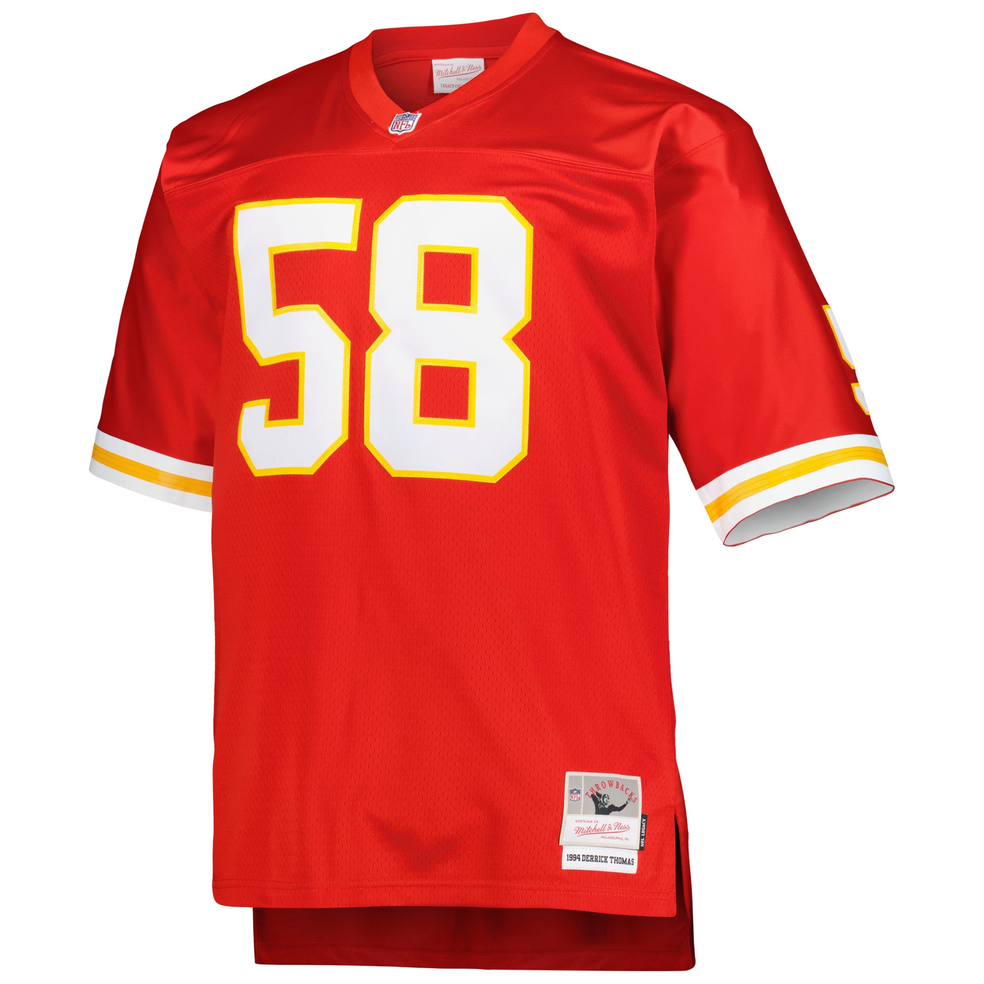 Derrick Thomas Kansas City Chiefs Mitchell & Ness Big & Tall 1994 Retired Player Replica Jersey - Red - vstockx