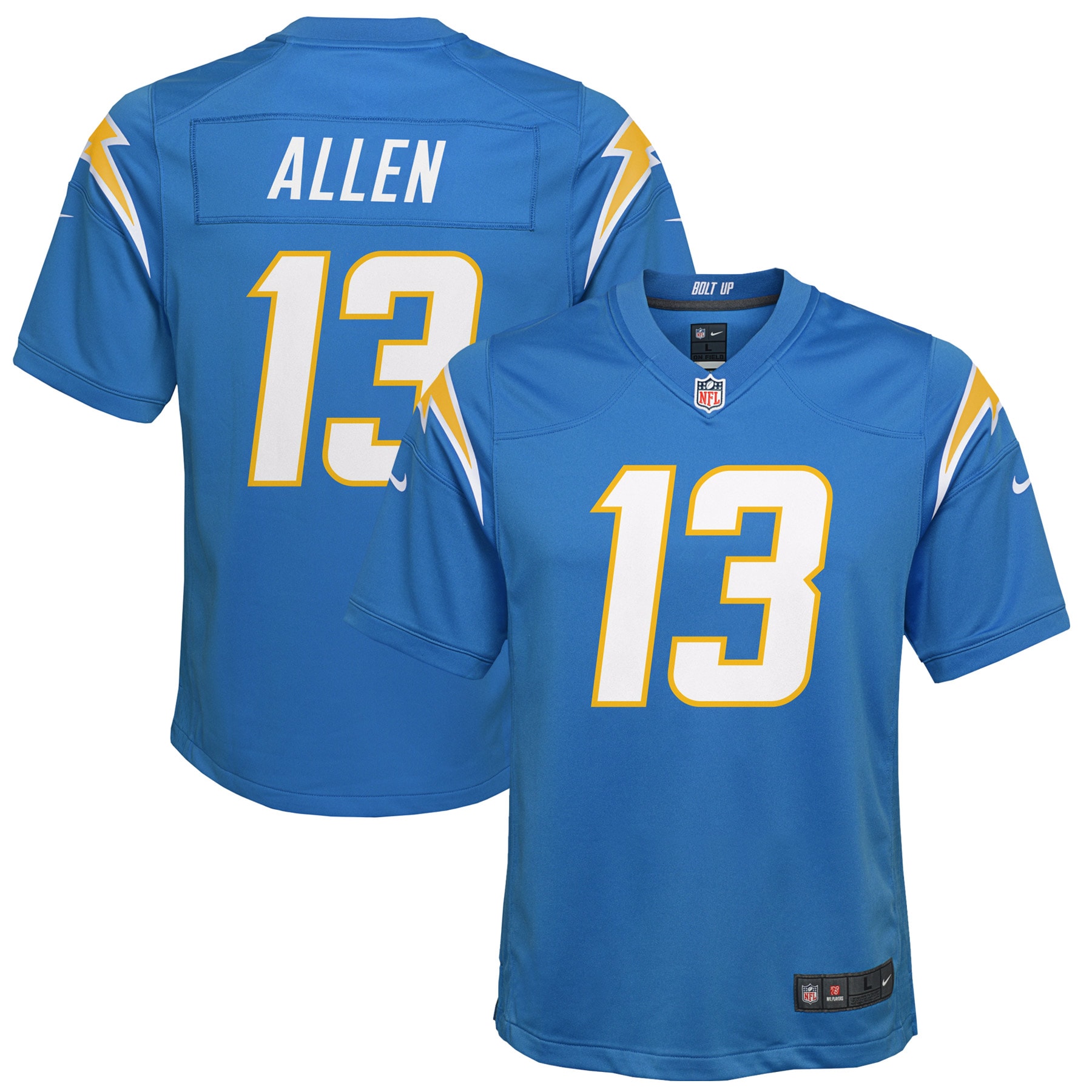 Keenan Allen Los Angeles Chargers Nike Youth Game Jersey - Powder Blue - vstockx