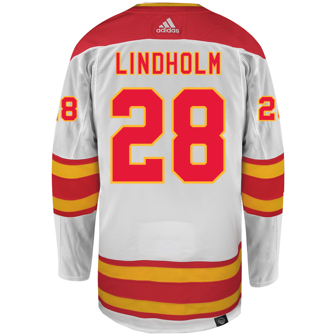 Elias Lindholm Calgary Flames Adidas Primegreen Authentic NHL Hockey Jersey - vstockx
