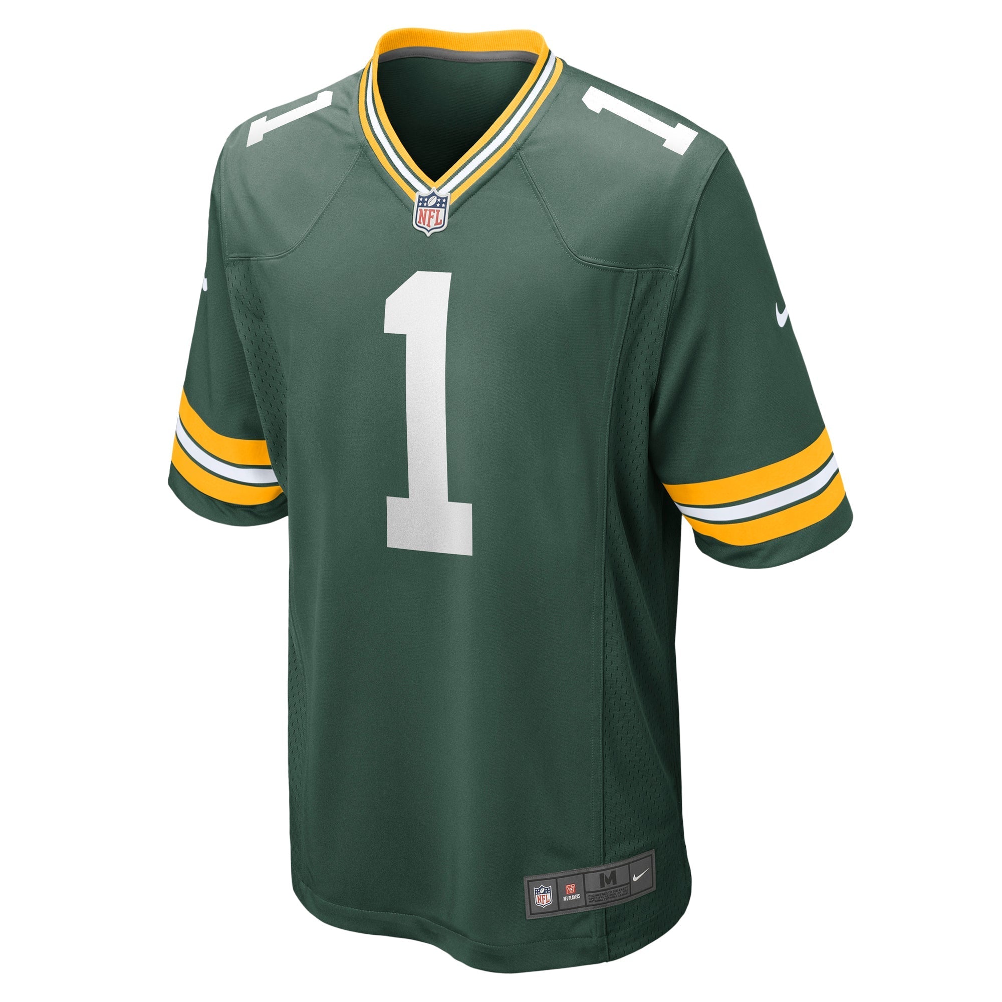 Men's Nike Number 1 Dad Green Green Bay Packers Game Jersey - vstockx