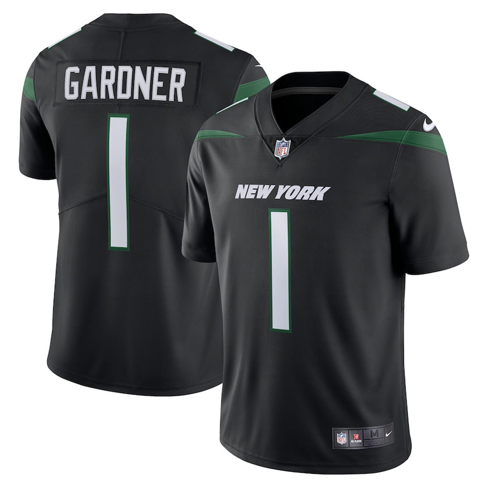 Youth New York Jets Sauce Gardner Vapor Jersey - Black - vstockx