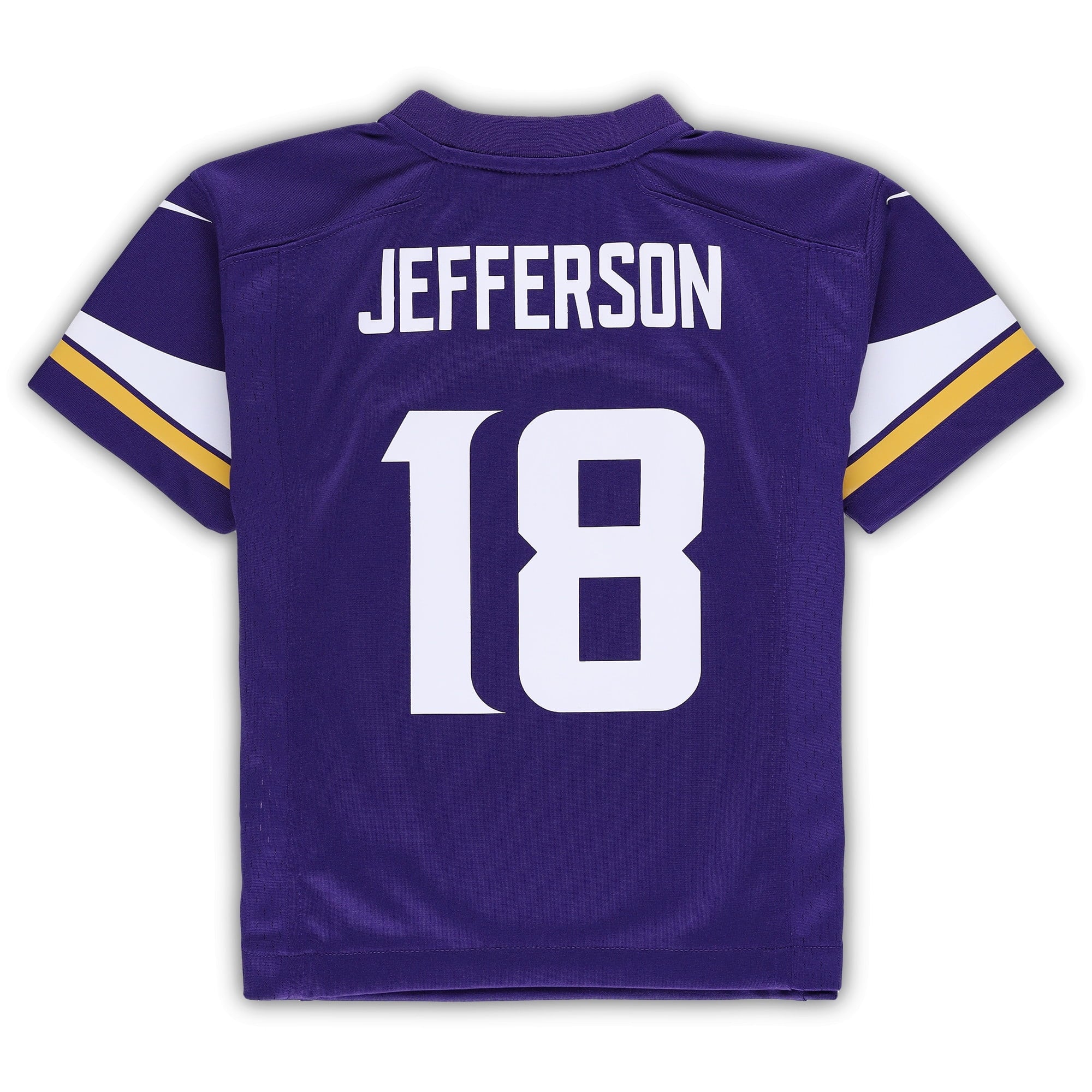 Preschool Nike Justin Jefferson Purple Minnesota Vikings Game Jersey - vstockx