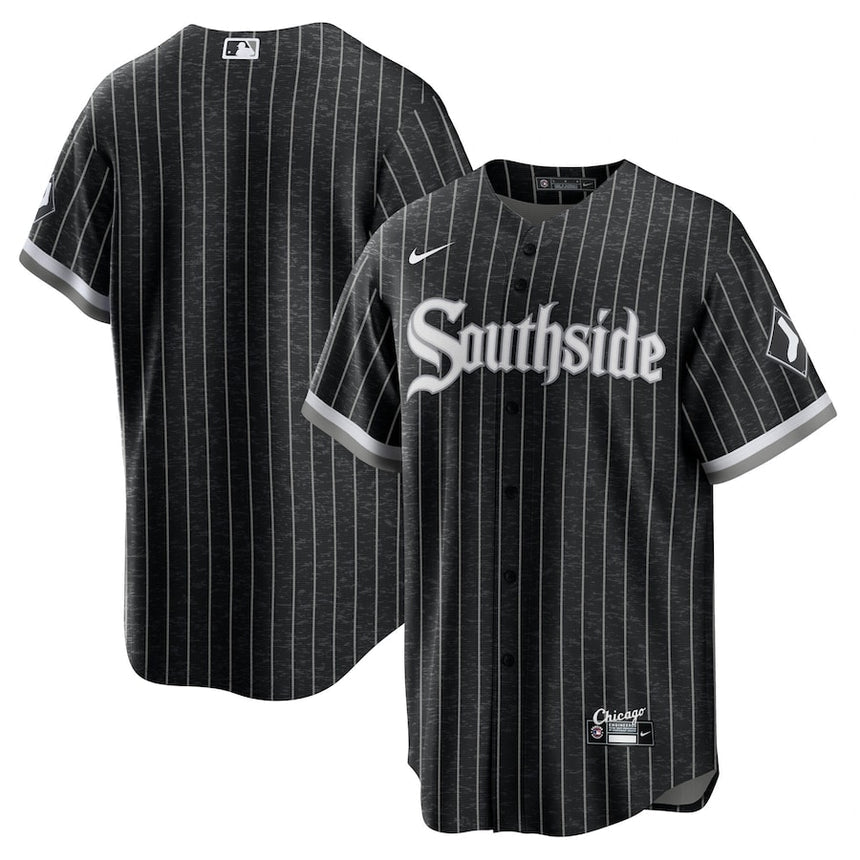 Men's Chicago White Sox Black City Connect Replica Jersey - vstockx