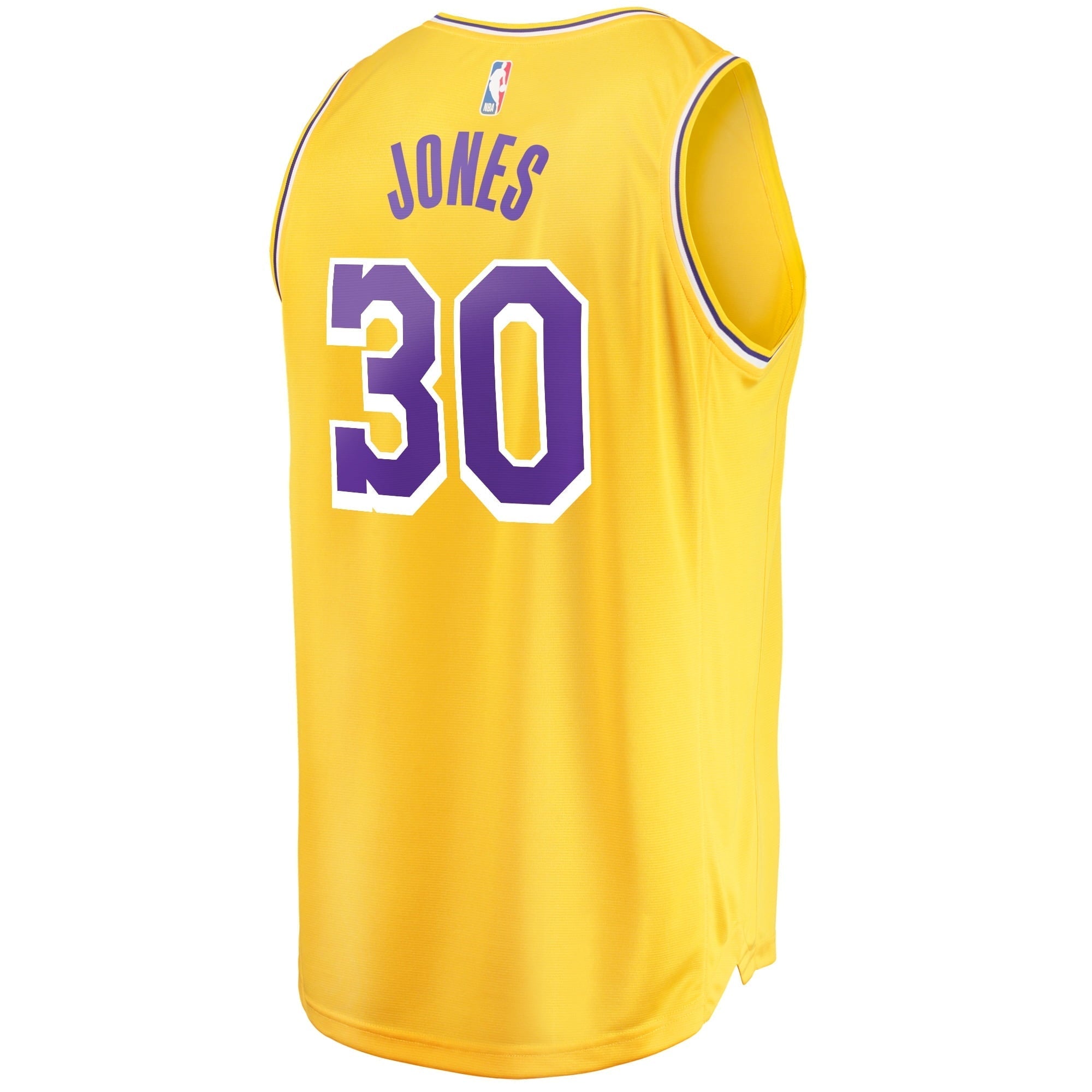 Men's Fanatics Branded Damian Jones Gold Los Angeles Lakers Fast Break Replica Jersey - Icon Edition - vstockx