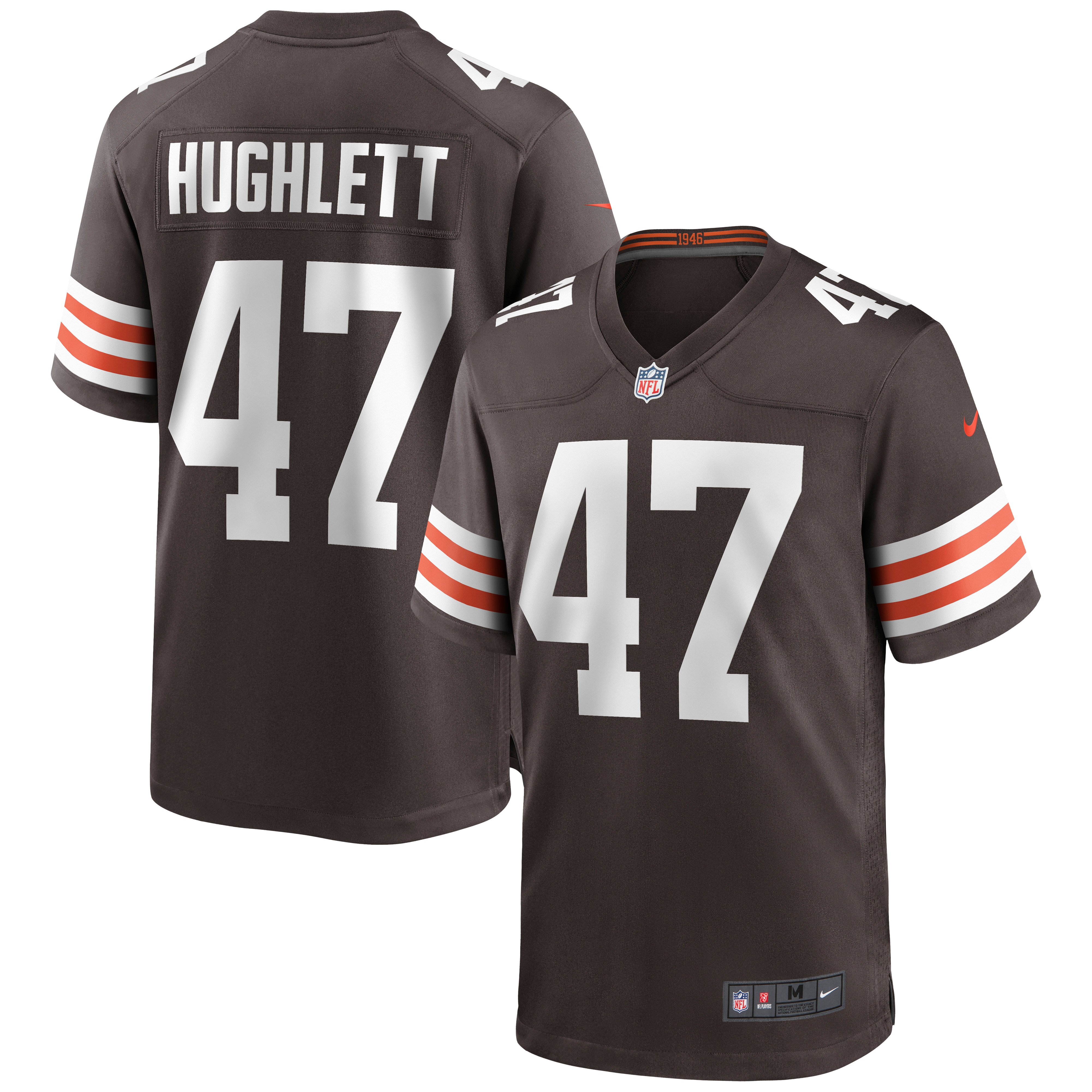 Charley Hughlett Cleveland Browns Nike Game Jersey - Brown - vstockx