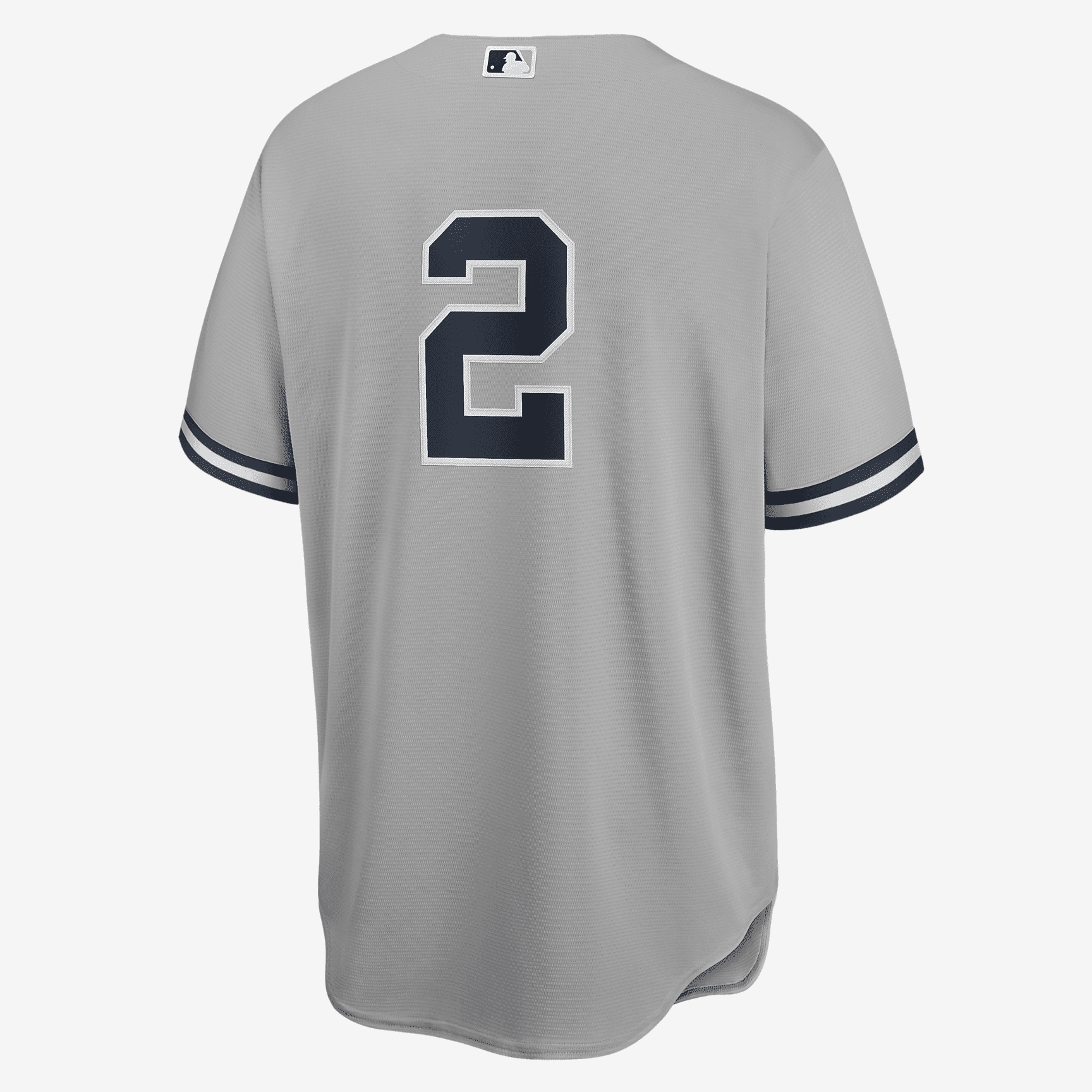 MLB New York Yankees (Derek Jeter) Men's Replica Baseball Jersey - Grey Heather - vstockx