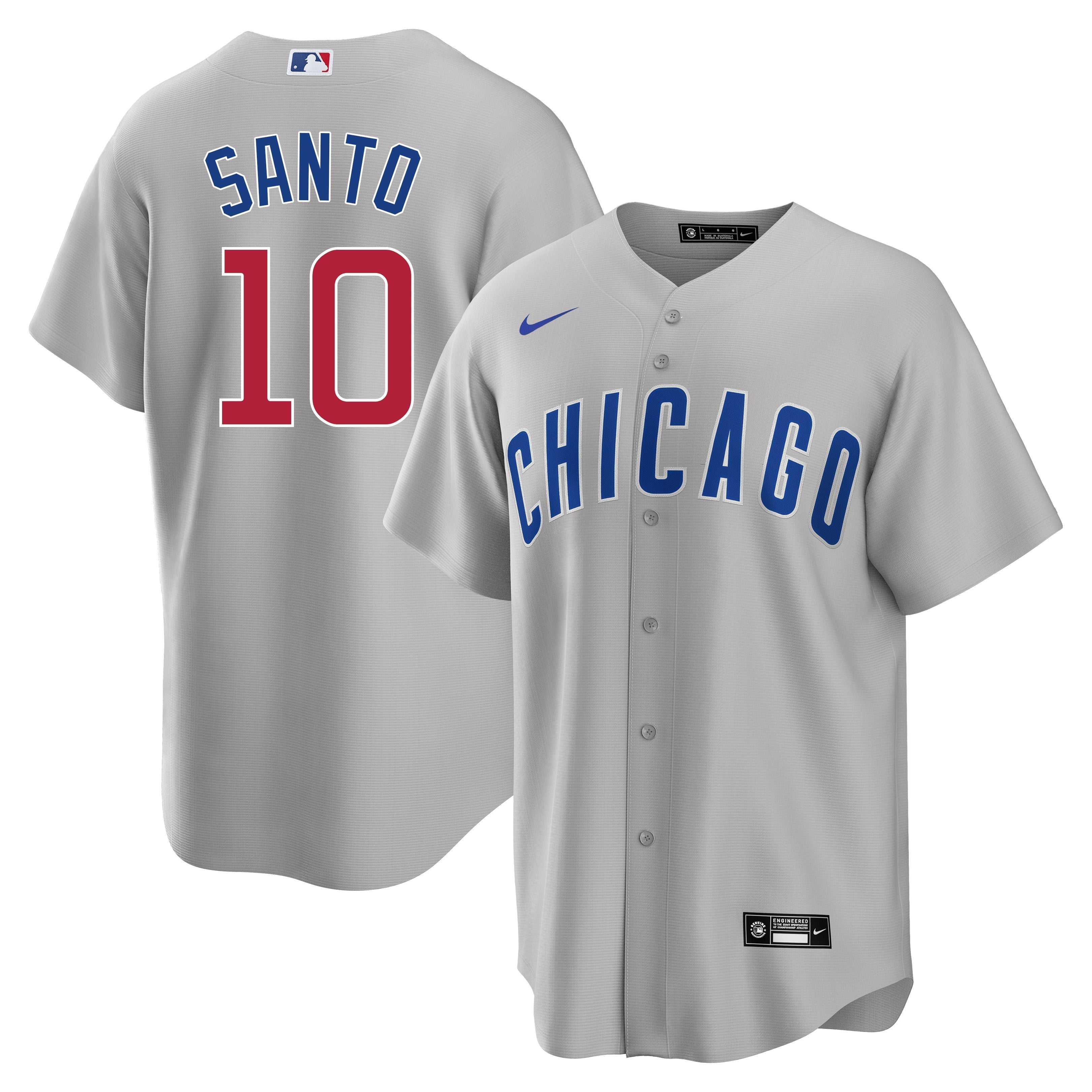 Ron Santo Chicago Cubs Road Gray Men's Replica Jersey - vstockx