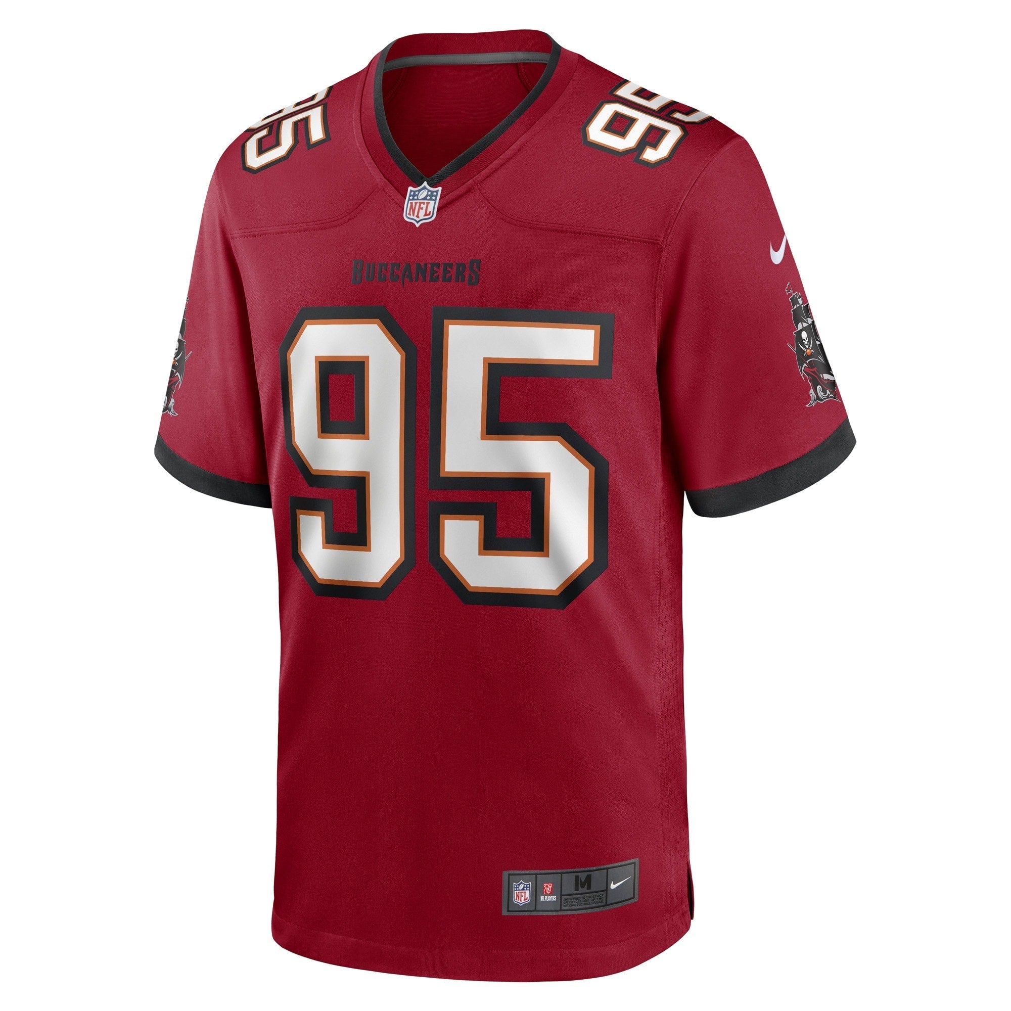 Men's Nike Deadrin Senat Red Tampa Bay Buccaneers Game Player Jersey - vstockx