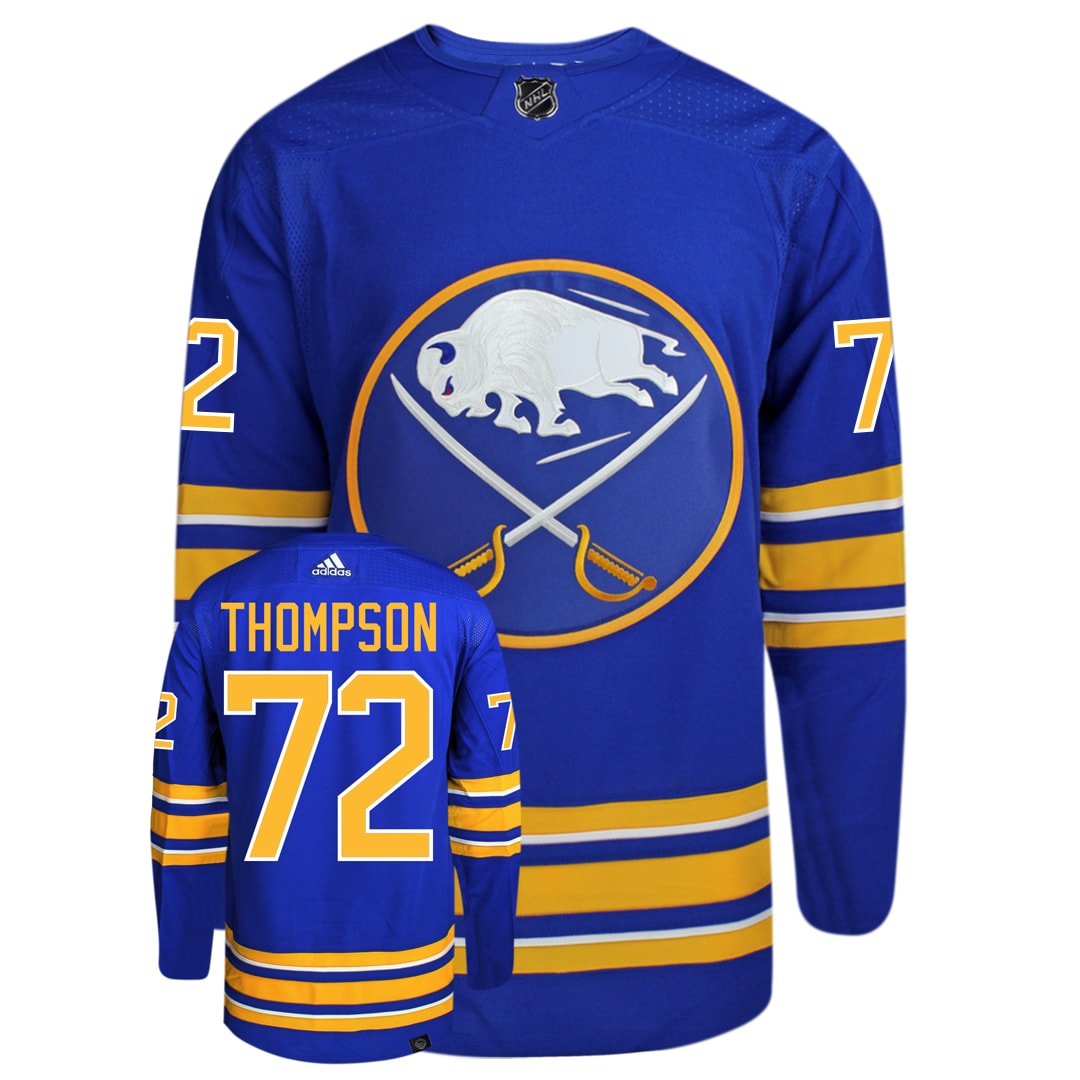 Tage Thompson Buffalo Sabres Adidas Primegreen Authentic NHL Hockey Jersey - vstockx