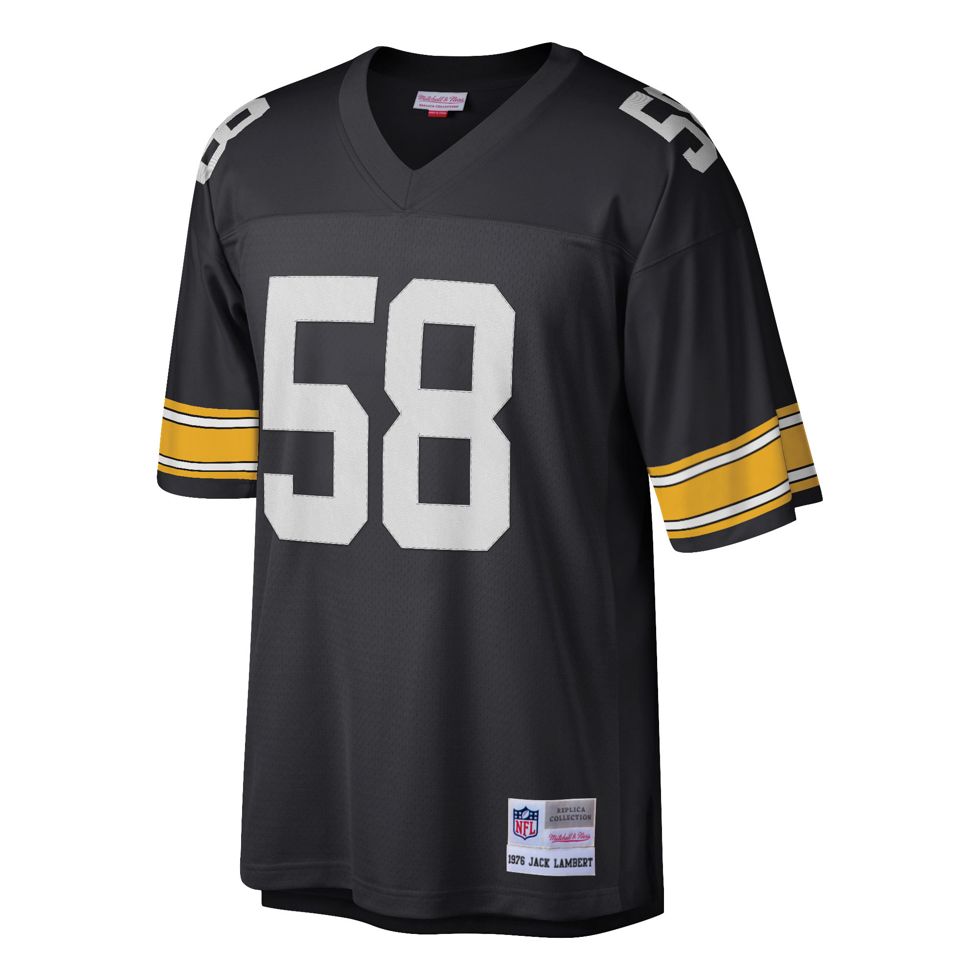 Jack Lambert Pittsburgh Steelers Mitchell & Ness Retired Player Legacy Replica Jersey - Black - vstockx