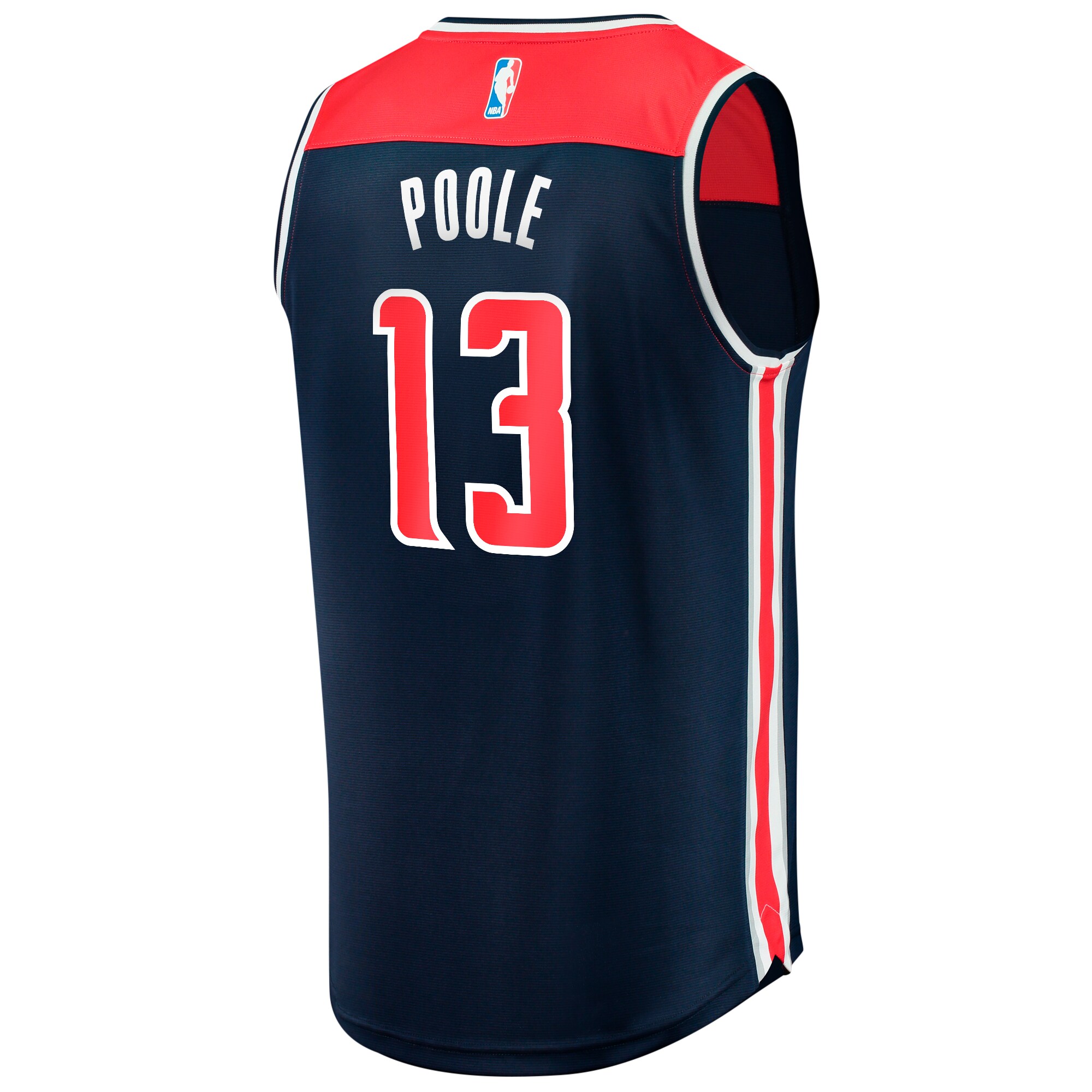 Jordans Poole Washington Wizards Fanatics Branded Fast Break Player Jersey - Statement Edition - Navy - vstockx