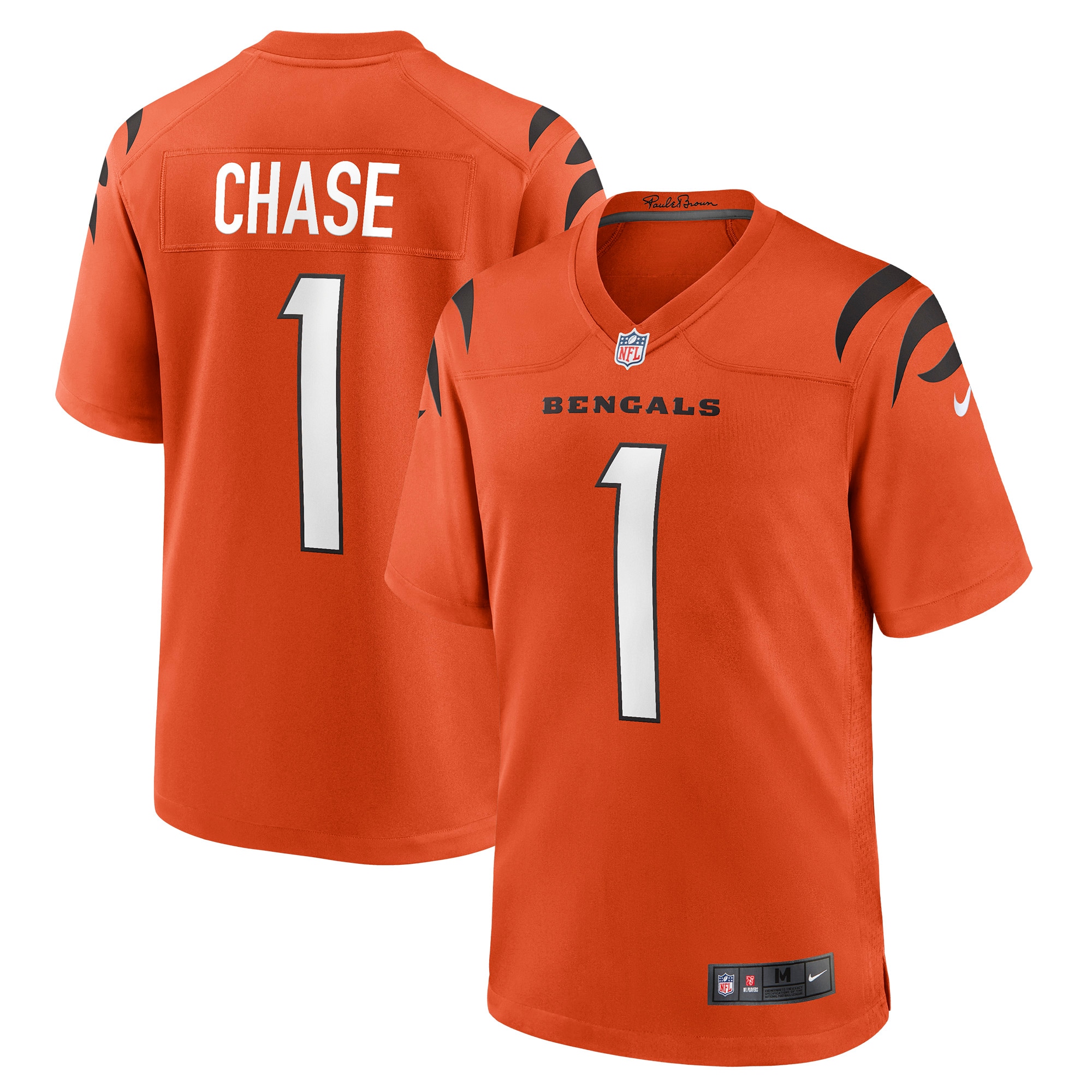 Ja'Marr Chase Cincinnati Bengals Nike Game Jersey - Orange - vstockx