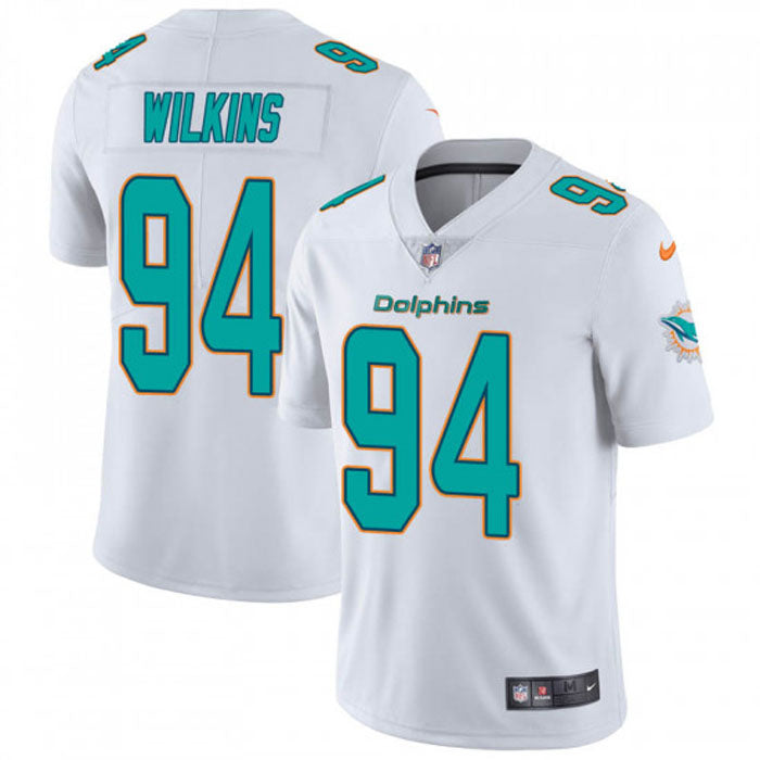 Youth Miami Dolphins Christian Wilkins Vapor Jersey - White - vstockx