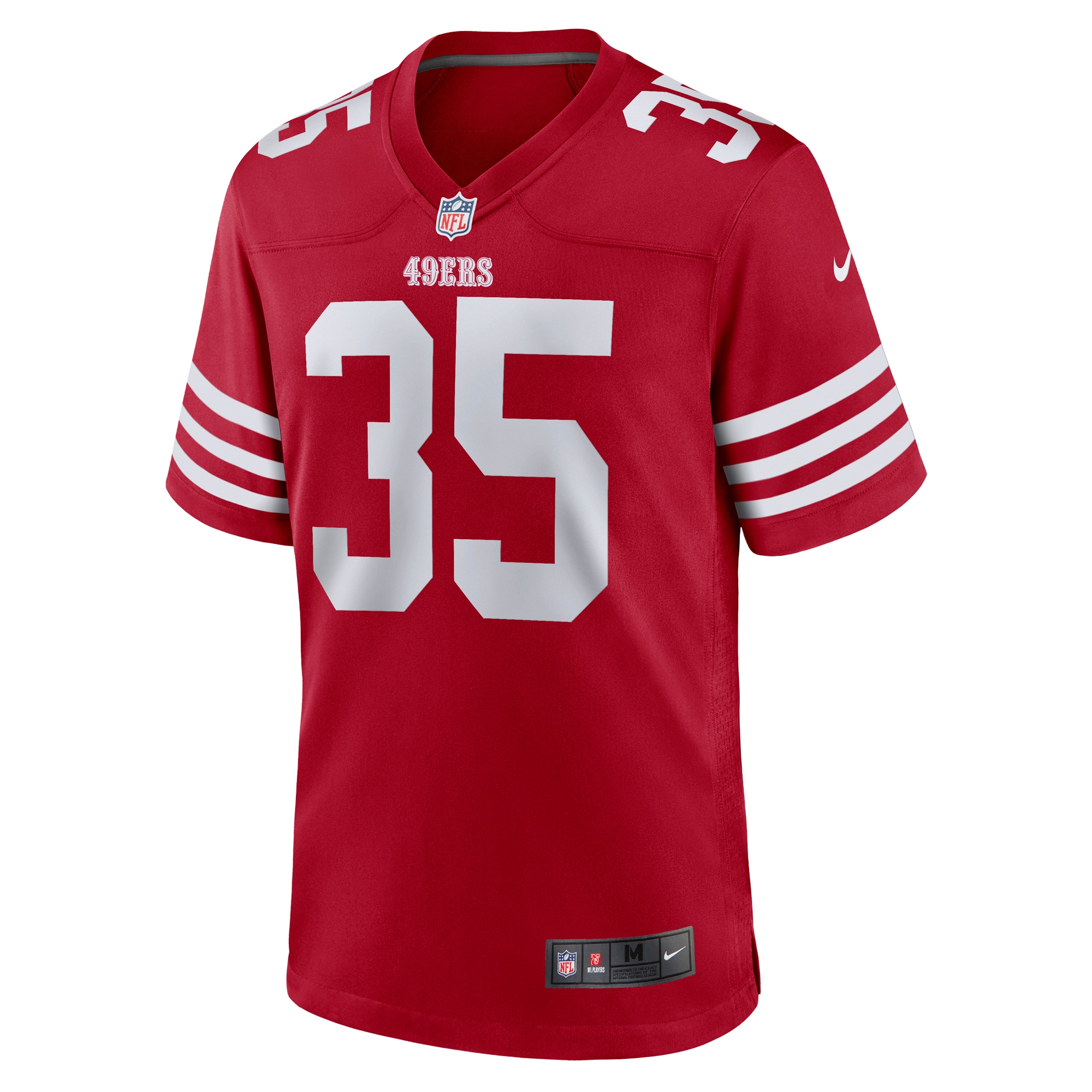 Tre Swilling San Francisco 49ers Nike Team Game Jersey - Scarlet - vstockx