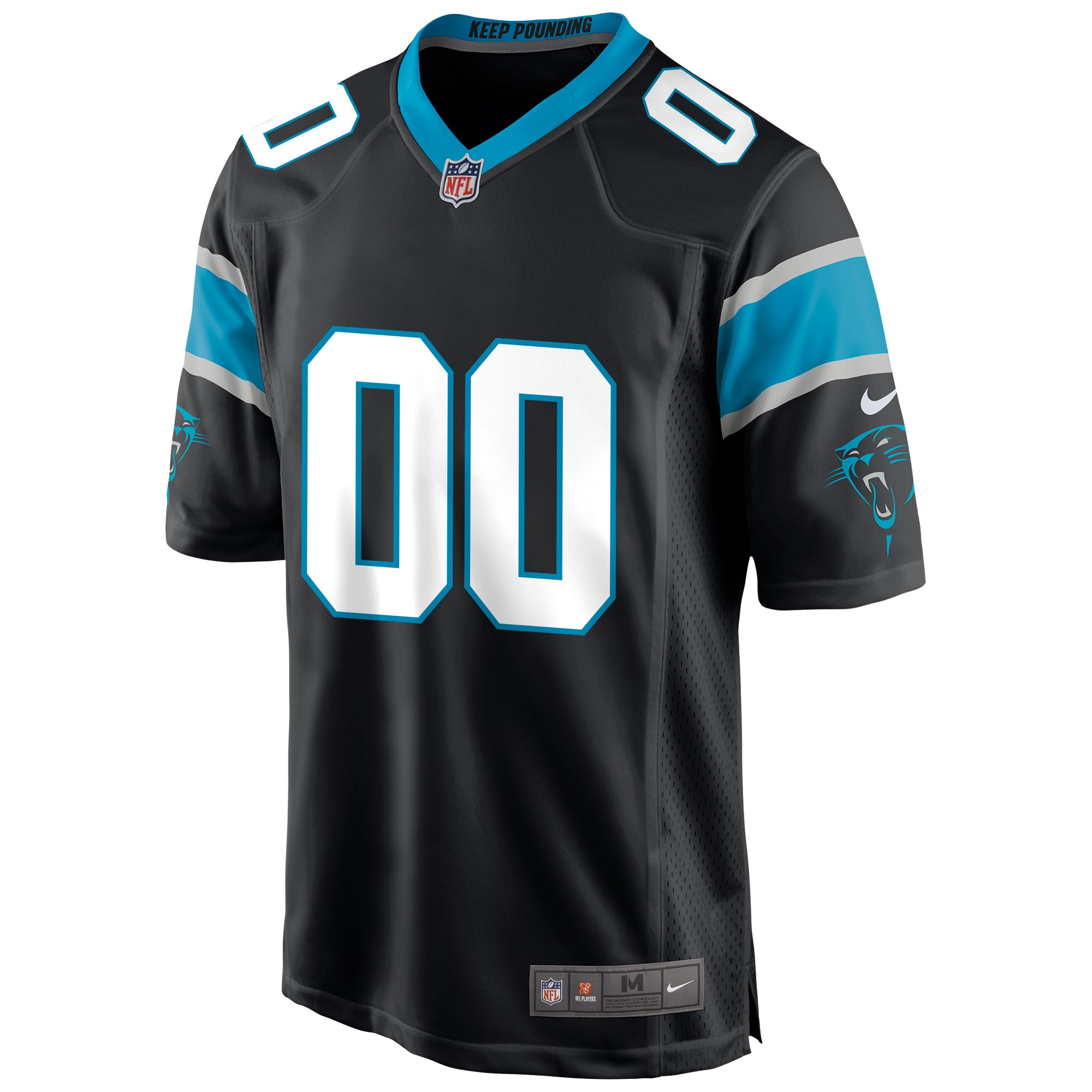 Carolina Panthers Nike Custom Game Jersey - Black - vstockx