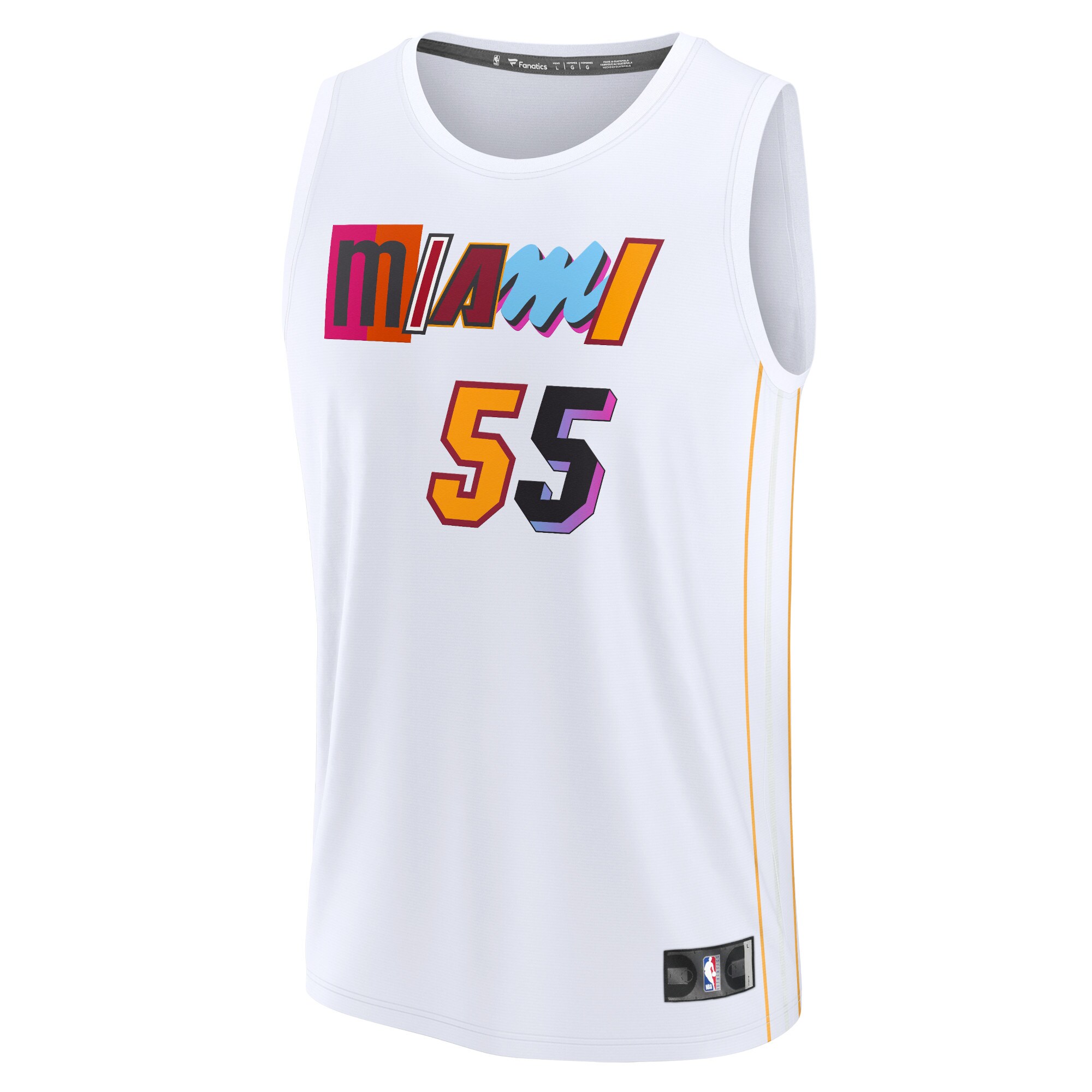Duncan Robinson Miami Heat Fanatics Branded 2022/23 Fastbreak Jersey - City Edition - White - vstockx
