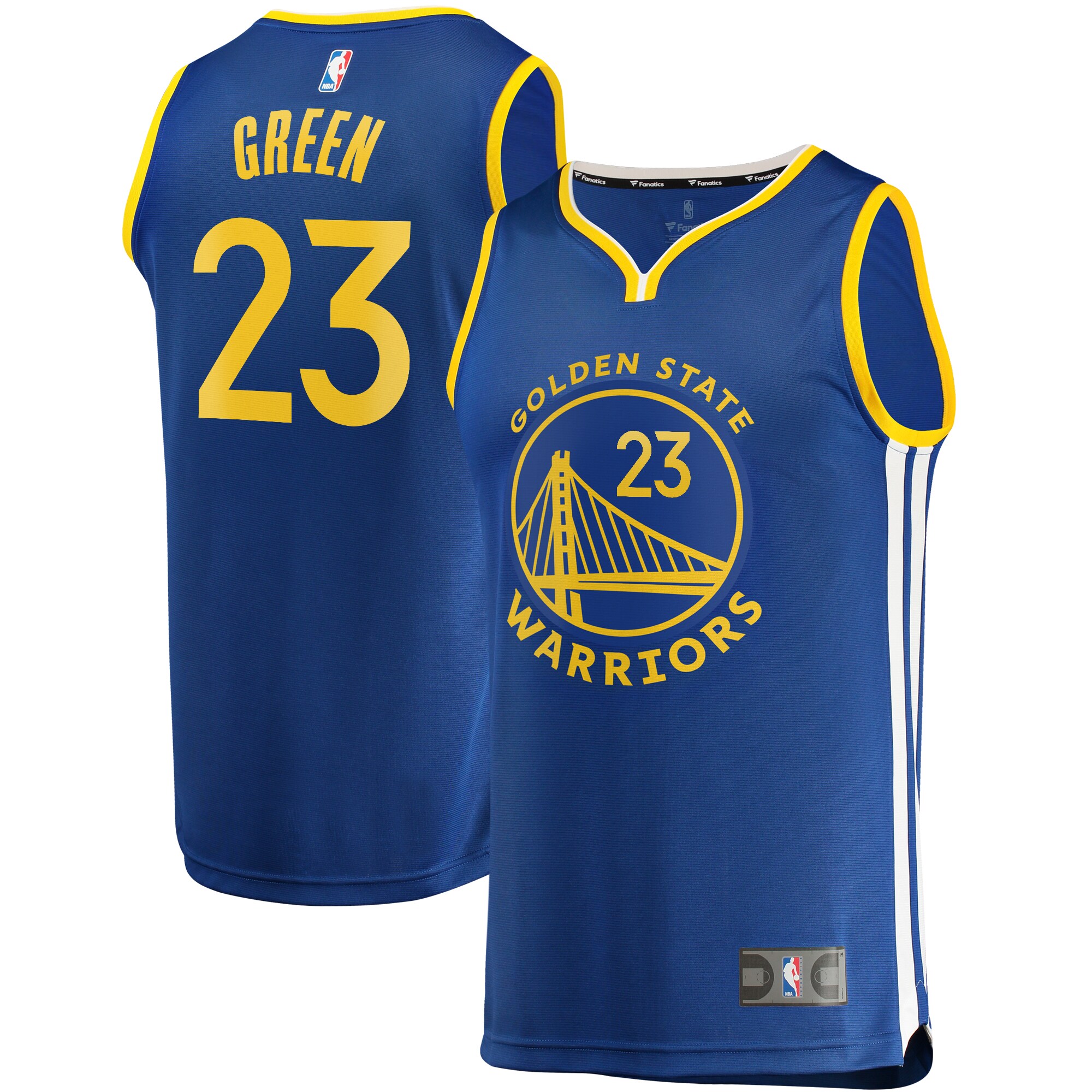 Draymond Green Golden State Warriors Fanatics Branded Fast Break Replica Player Team Jersey - Icon Edition - Royal - vstockx