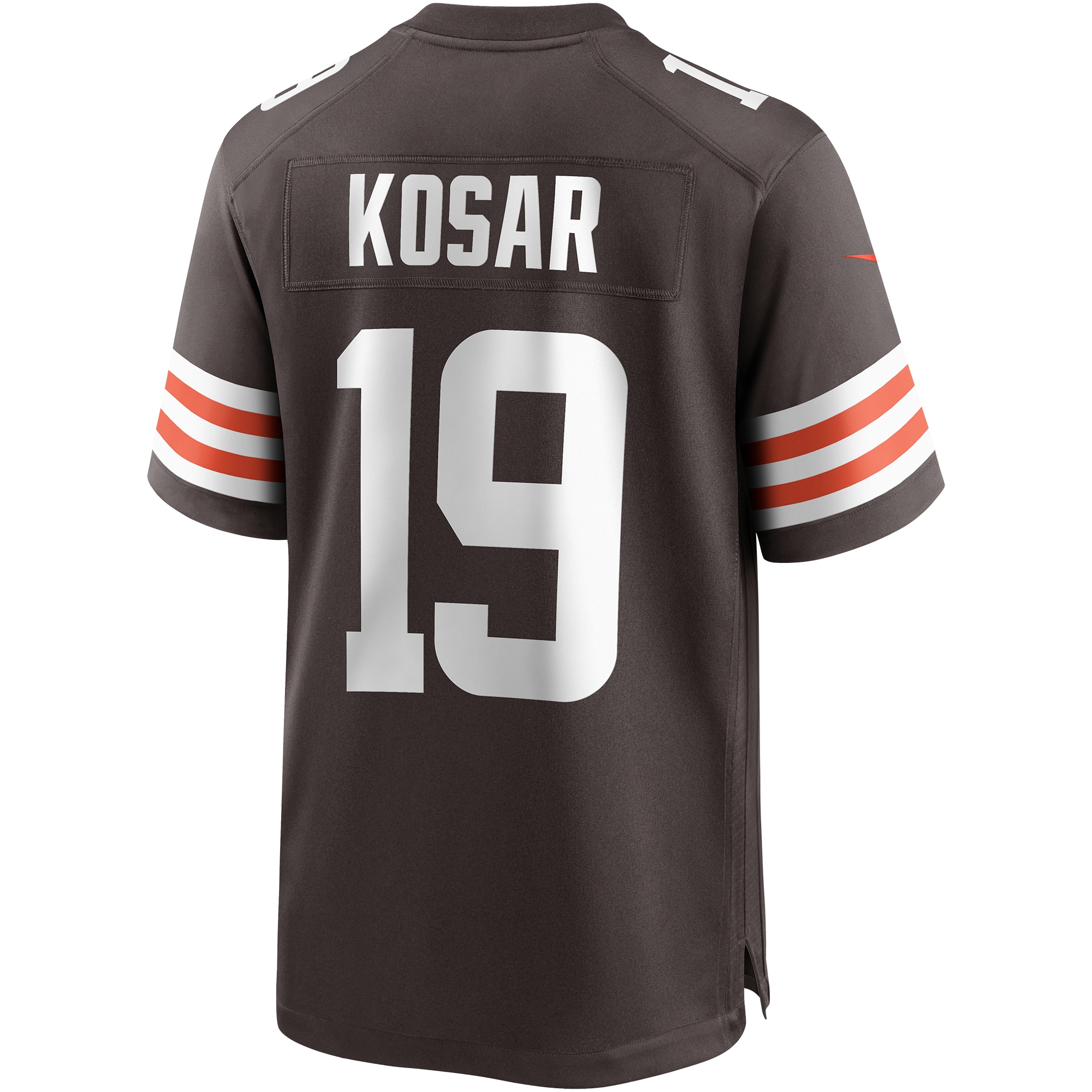 Bernie Kosar Cleveland Browns Nike Game Retired Player Jersey - Brown - vstockx