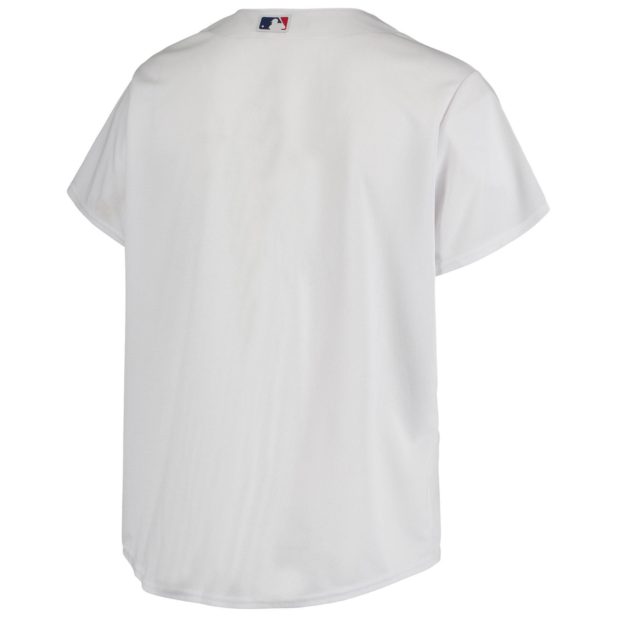 Los Angeles Dodgers Women's Plus Size Sanitized Replica Team Jersey - White - vstockx
