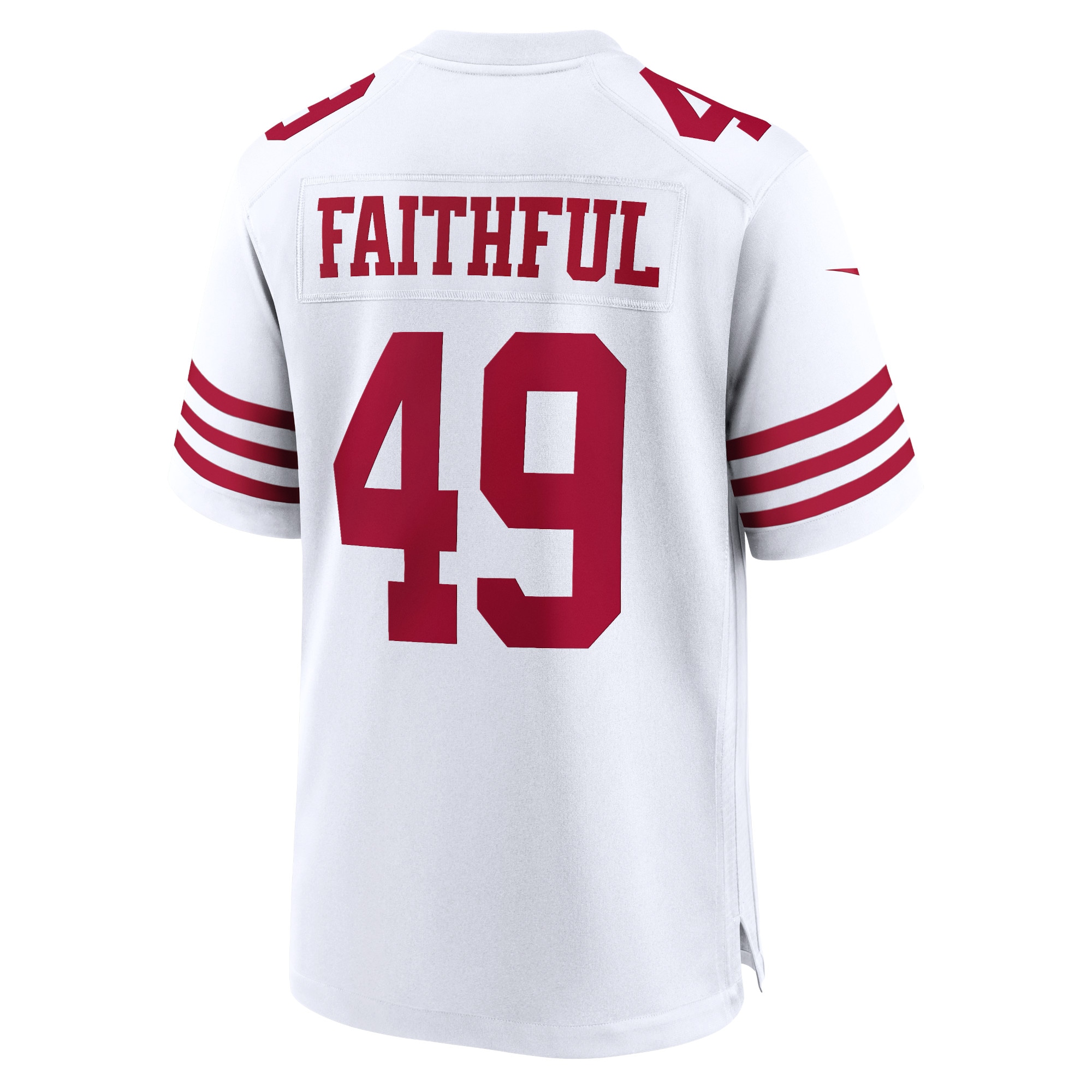 Faithful 49 San Francisco 49ers Nike Player Game Jersey - White - vstockx