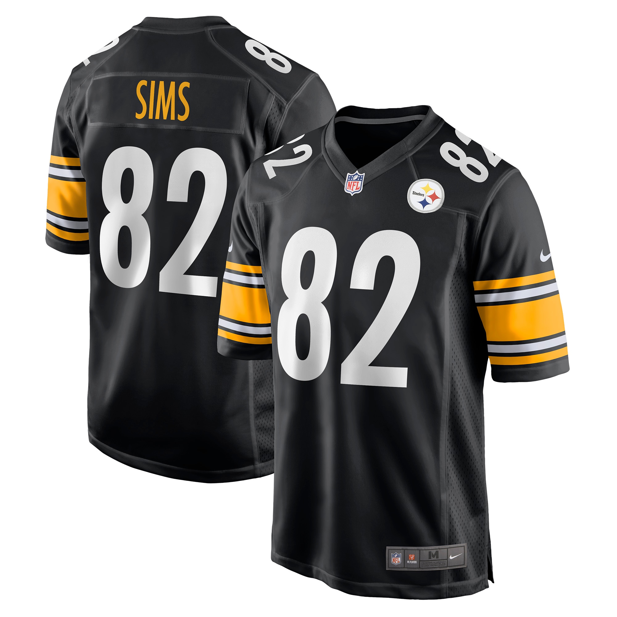 Steven Sims Pittsburgh Steelers Nike Game Jersey - Black - vstockx