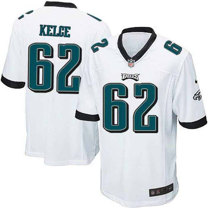Youth Philadelphia Eagles Jason Kelce Game Jersey - White - vstockx