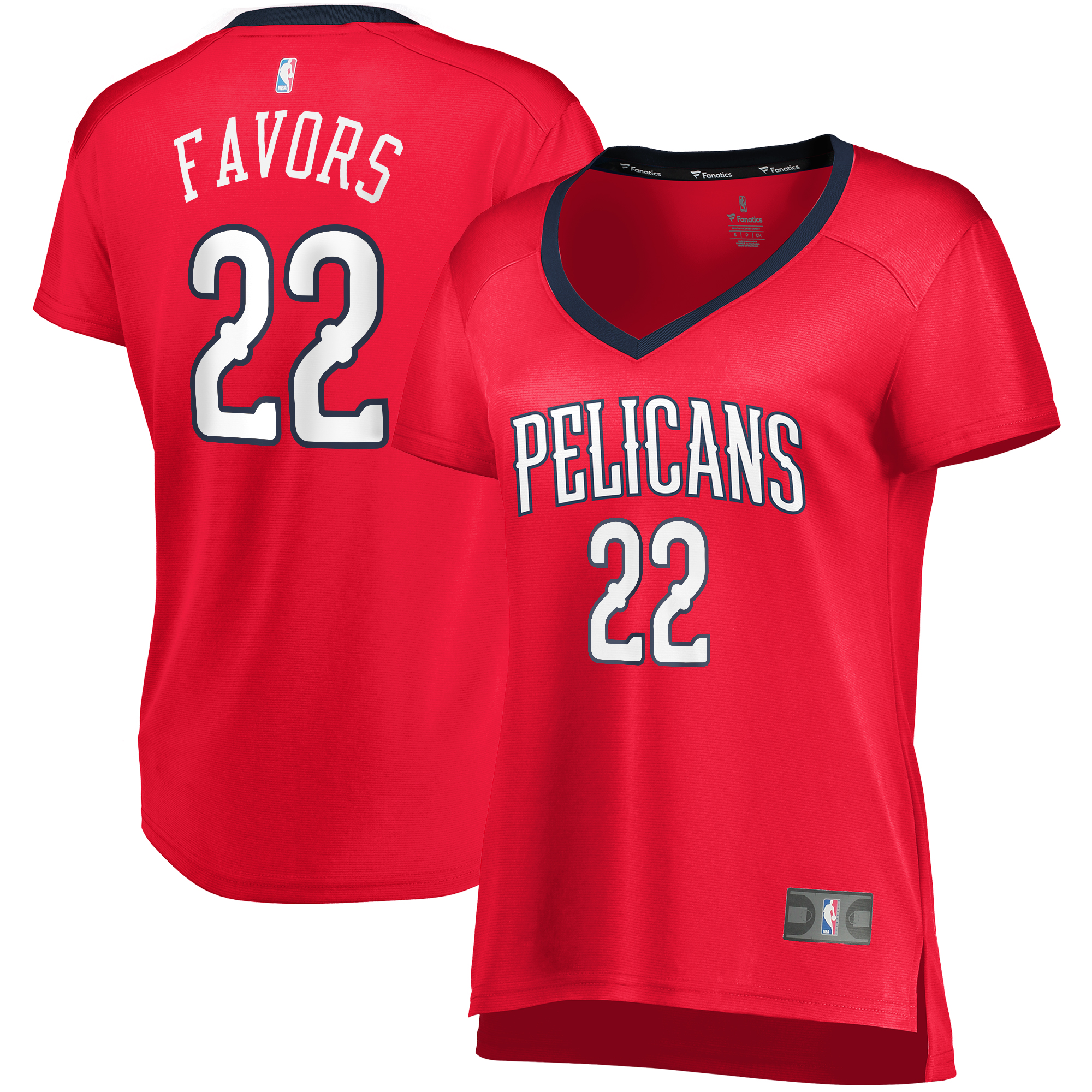 Derrick Favors New Orleans Pelicans Fanatics Branded Women's Fast Break Replica Jersey Red - Statement Edition - vstockx