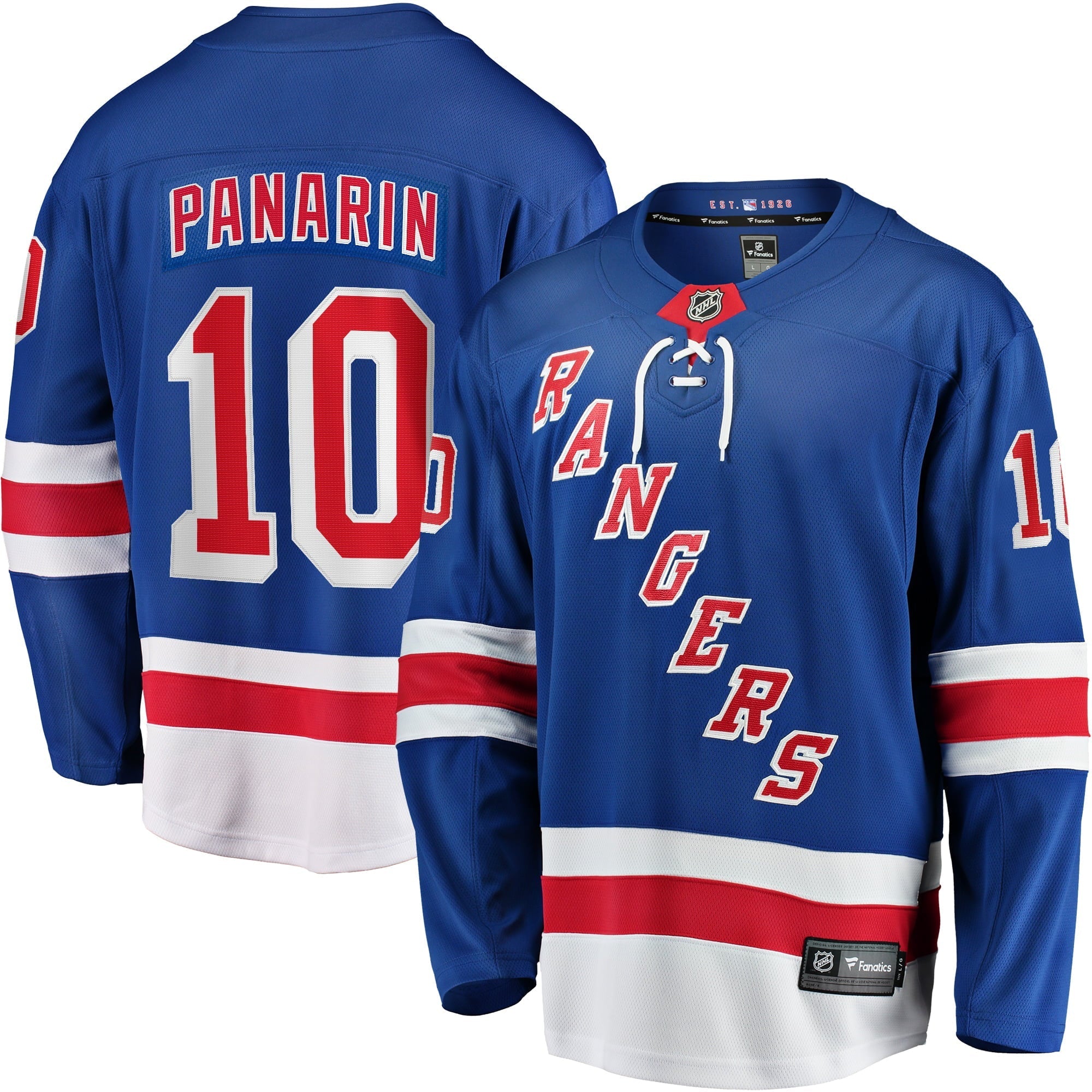 Men's Fanatics Branded Artemi Panarin Blue New York Rangers Home Premier Breakaway Player Jersey - vstockx