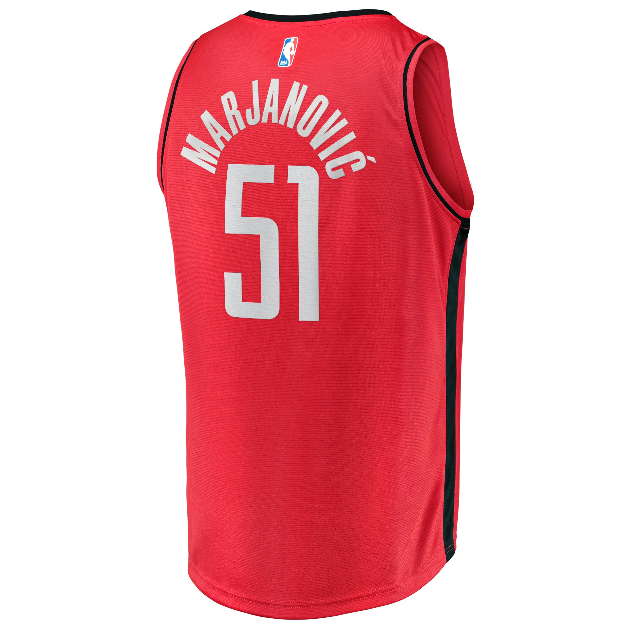 Boban Marjanovic Houston Rockets Fanatics Branded Youth Fast Break Player Jersey - Icon Edition - Red - vstockx
