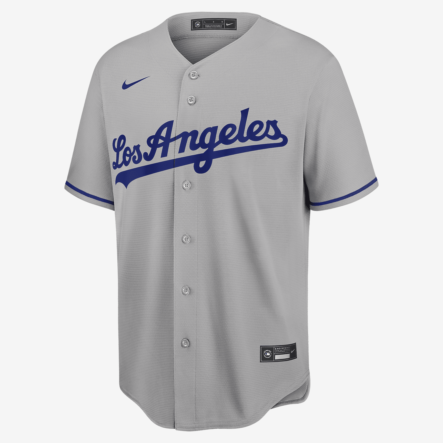 MLB Los Angeles Dodgers (Cody Bellinger) Men's Replica Baseball Jersey - Base Grey - vstockx