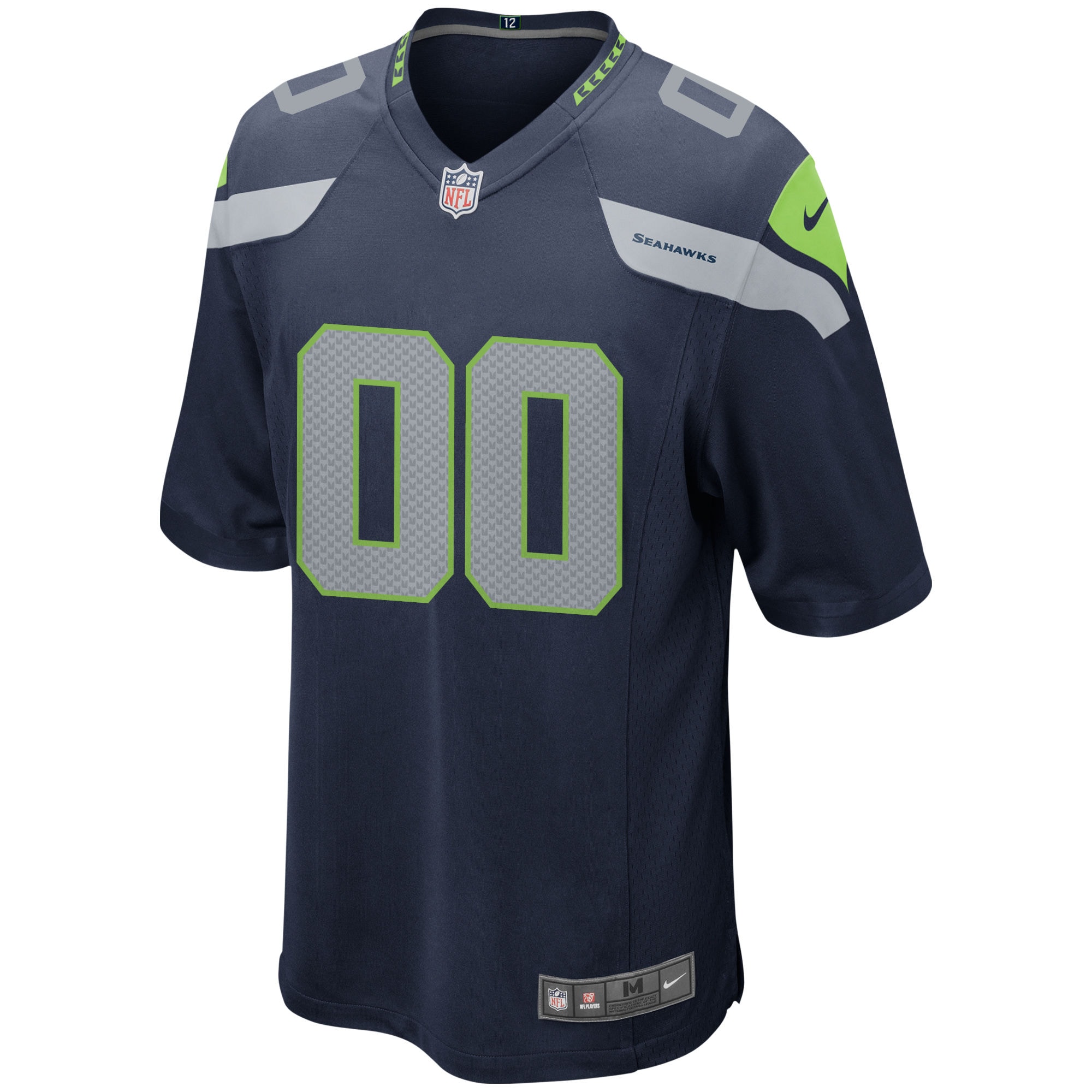 Seattle Seahawks Nike Custom Game Jersey - College Navy - vstockx