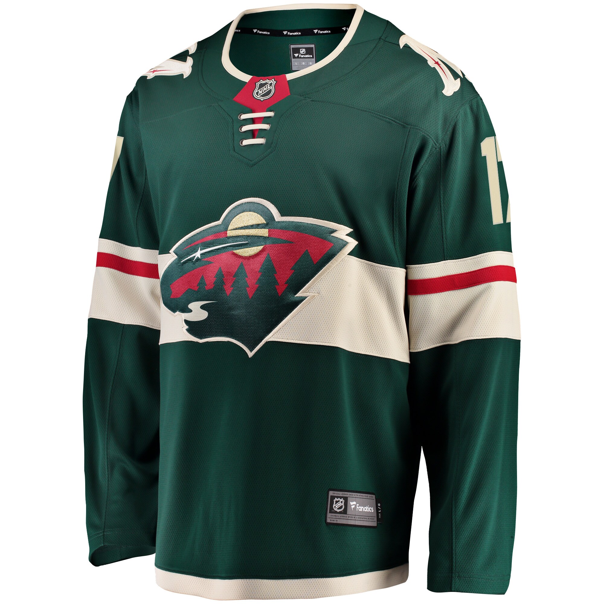 Marcus Foligno Minnesota Wild Fanatics Branded Breakaway Jersey - Green - vstockx