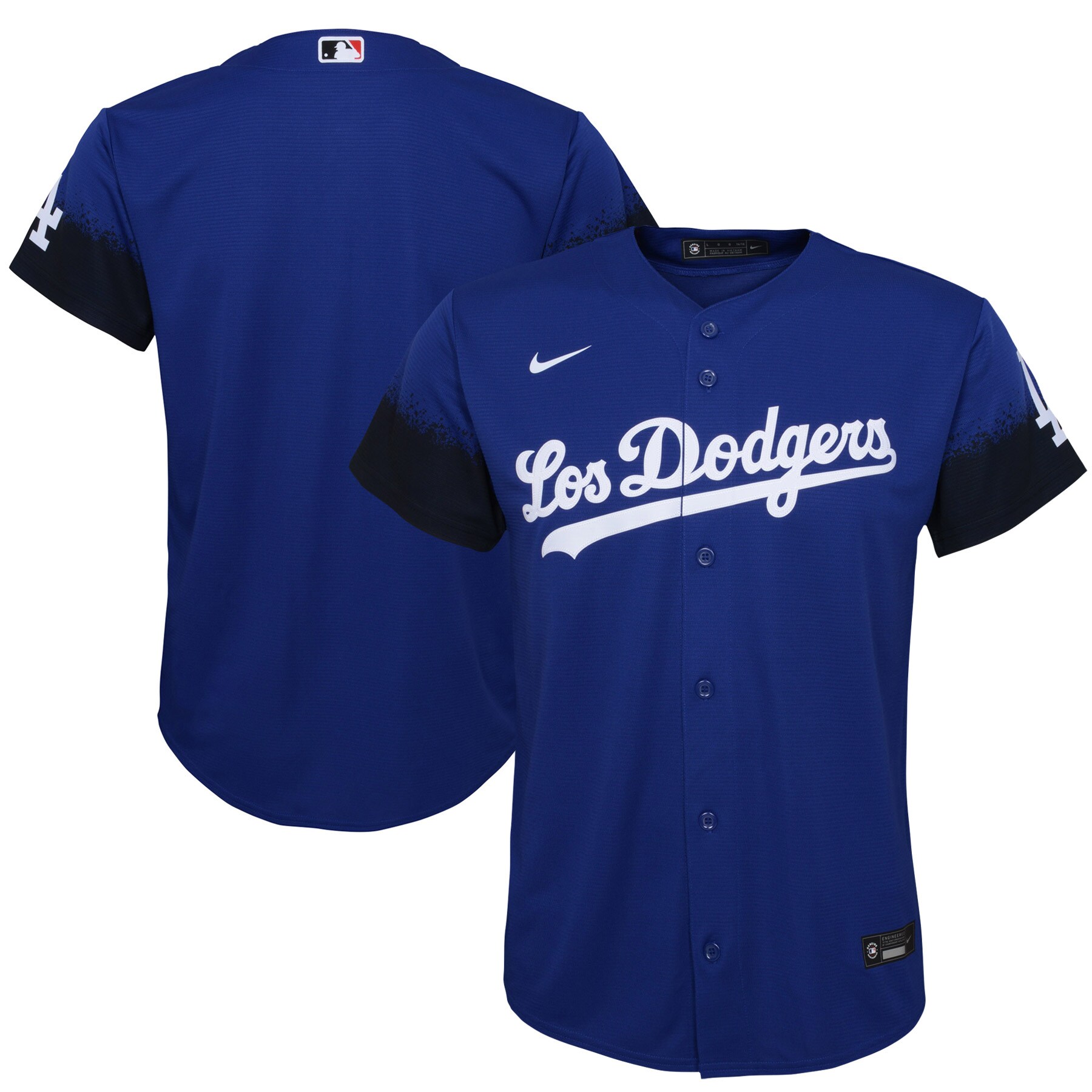 Los Angeles Dodgers Nike Youth City Connect Replica Jersey - Royal - vstockx